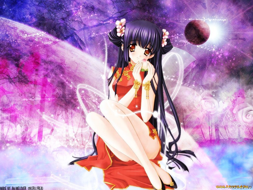 аниме, moonlight, lady