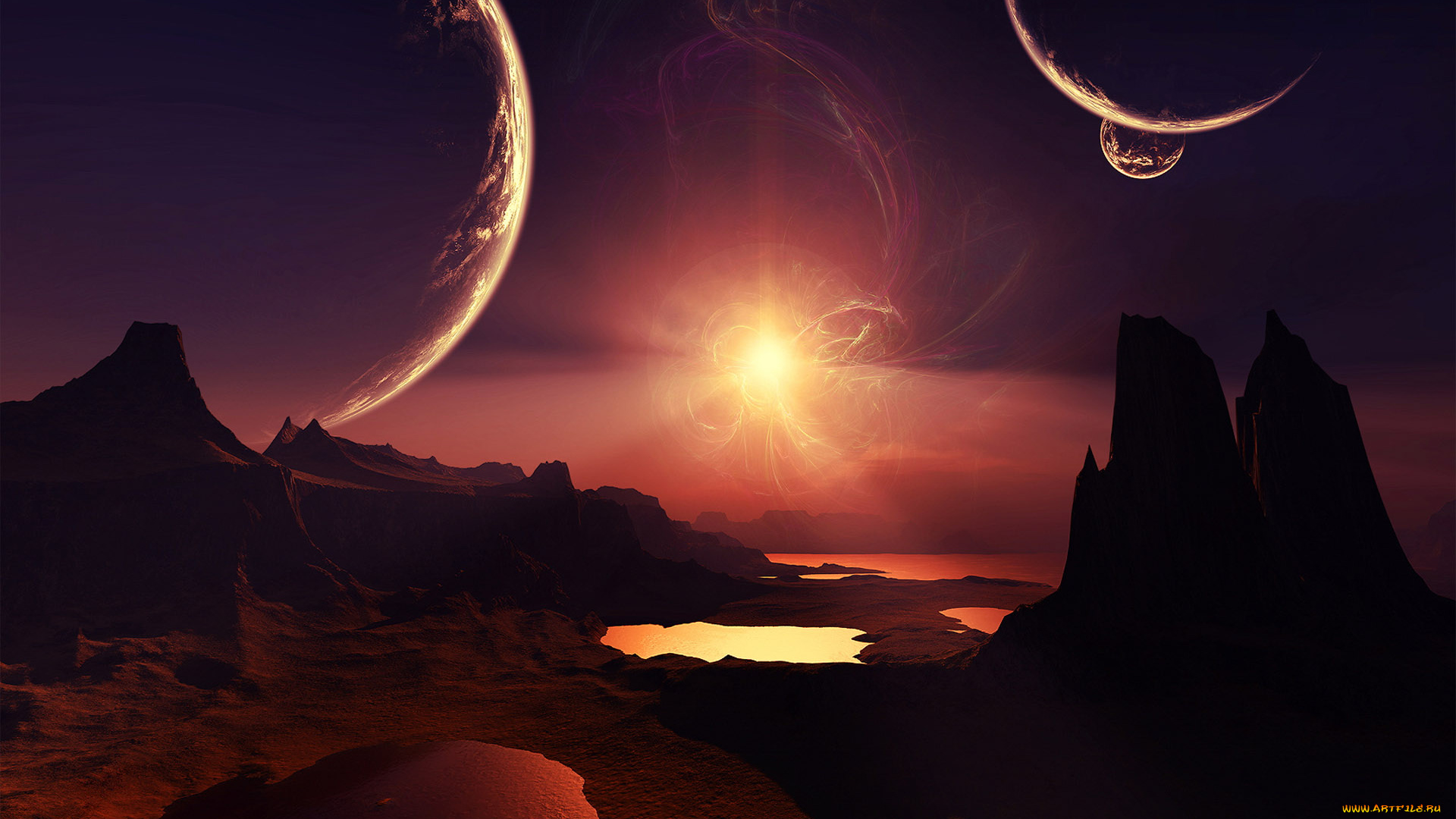 3д, графика, atmosphere, mood, атмосфера, настроения