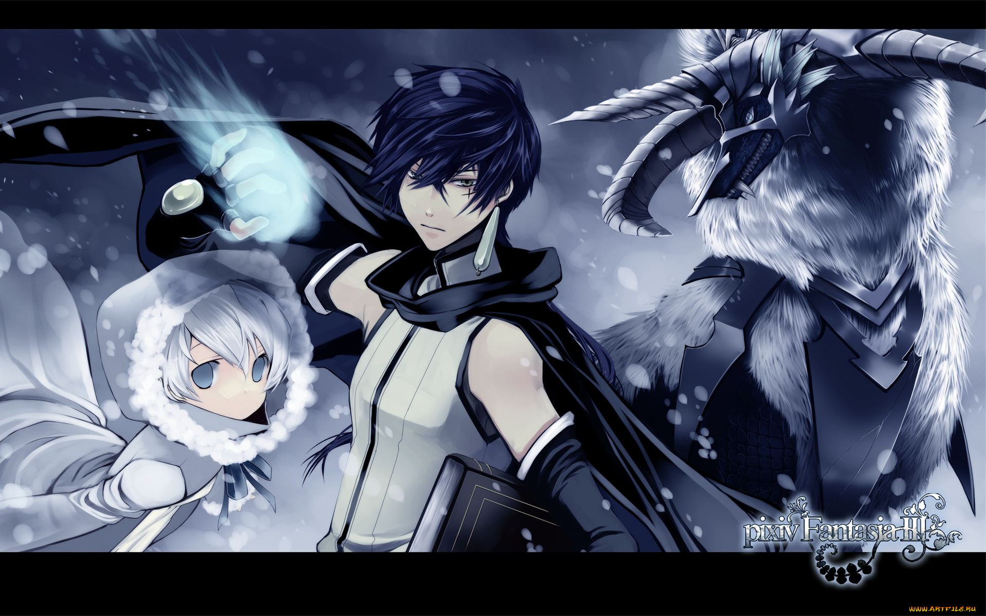 pixiv, fantasia, iii, аниме