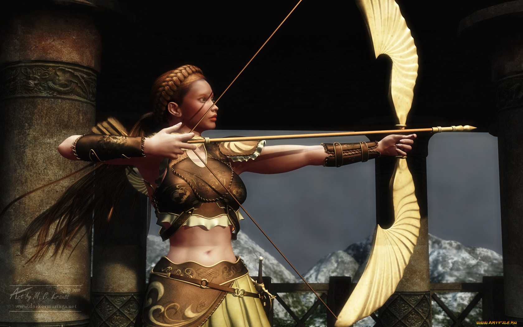 3д, графика, amazon, амазонки
