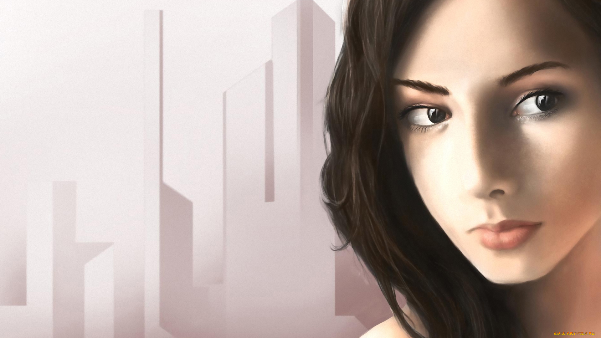 girl, lit, born, of, future, рисованные