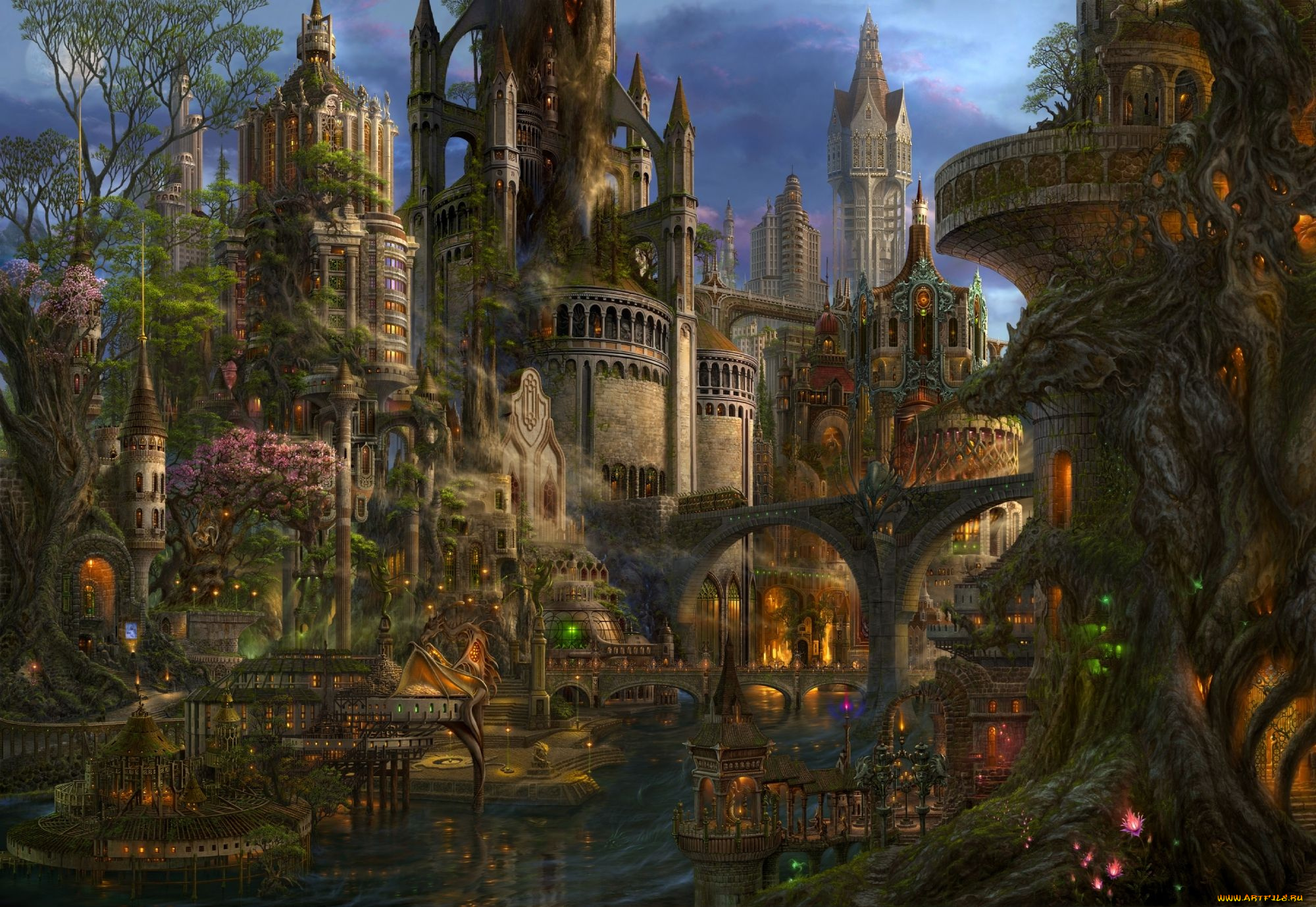 фэнтези, замки