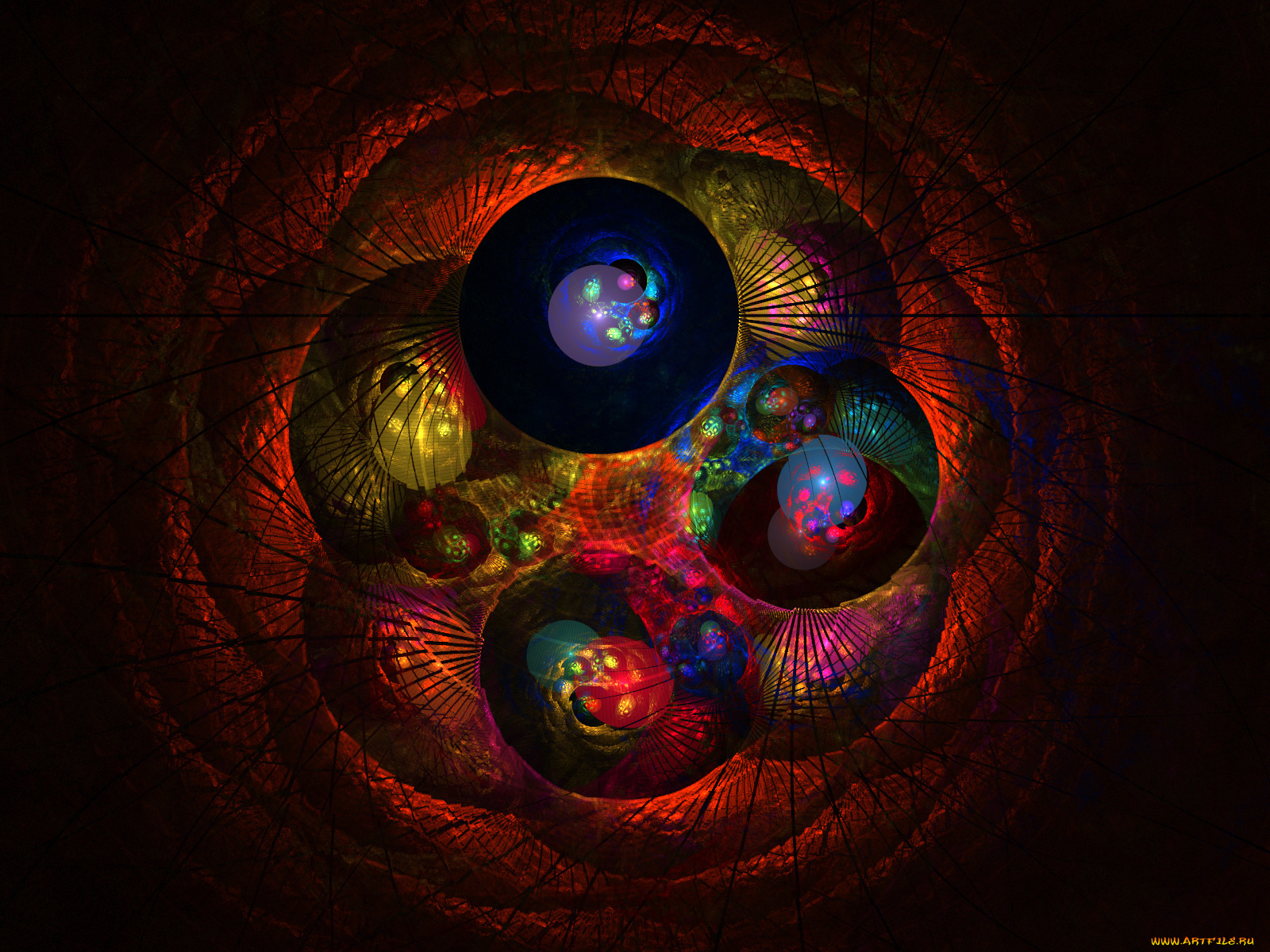 3д, графика, fractal, фракталы, фрактал, узор