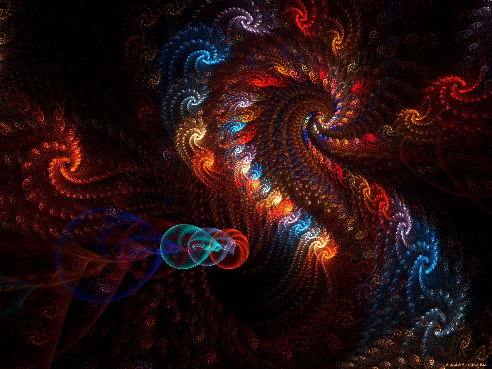 3д, графика, fractal, фракталы, узор