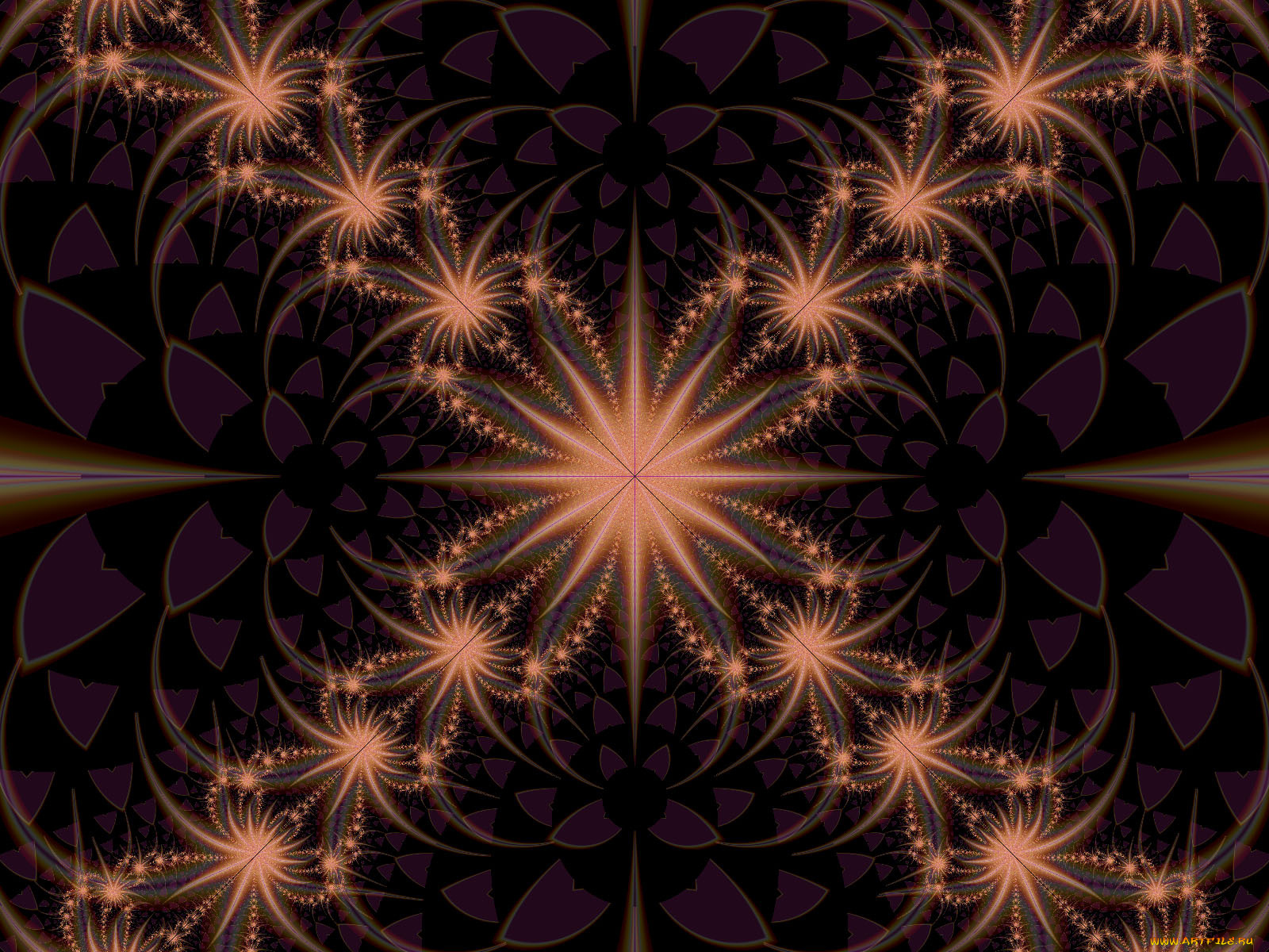 3д, графика, fractal, фракталы, узор, тёмный