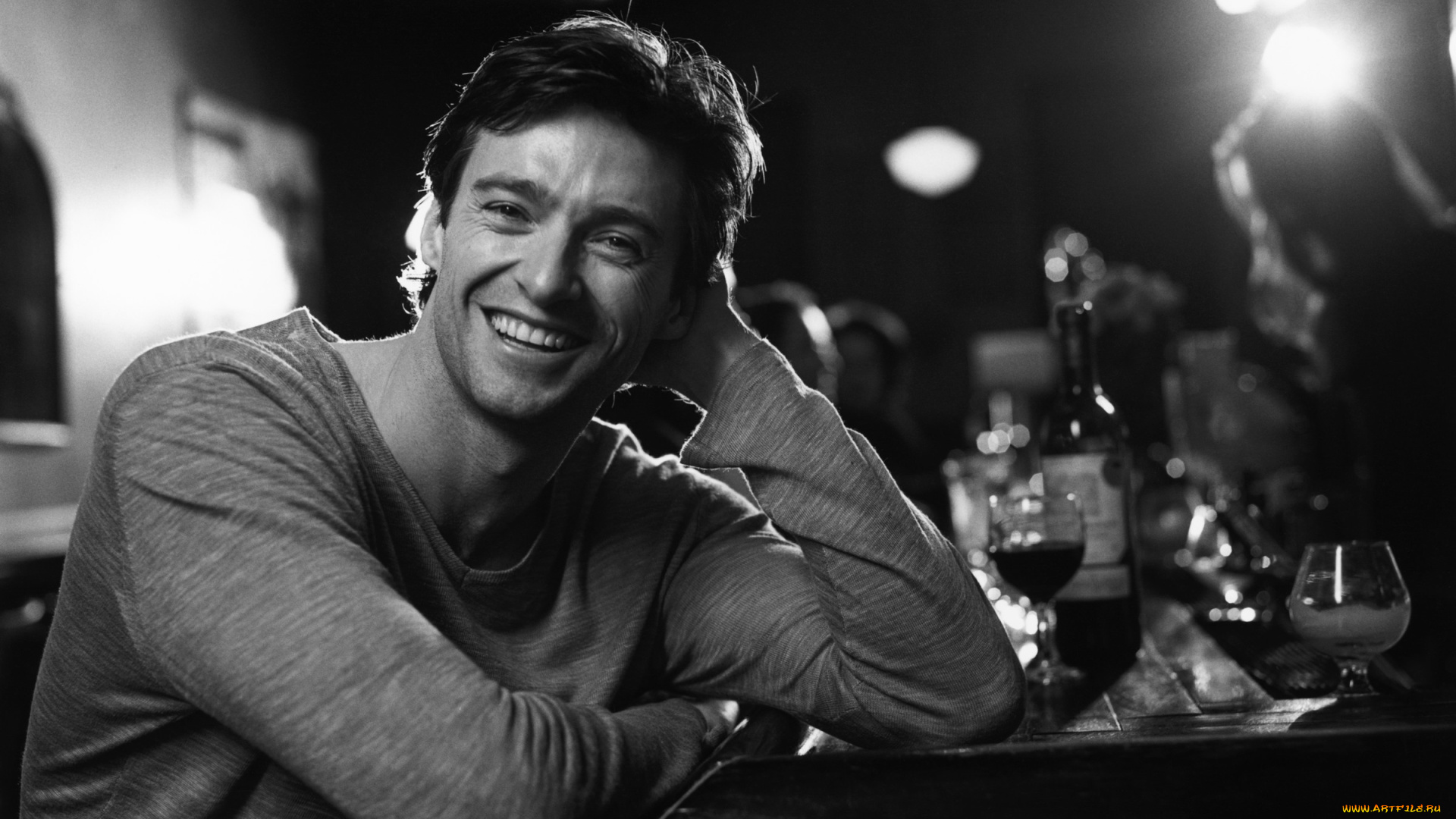 hugh, jackman, мужчины, актер, улыбка