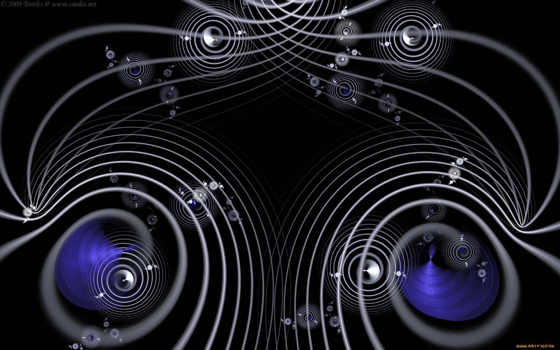 3д, графика, fractal, фракталы, фон, тёмный, узор