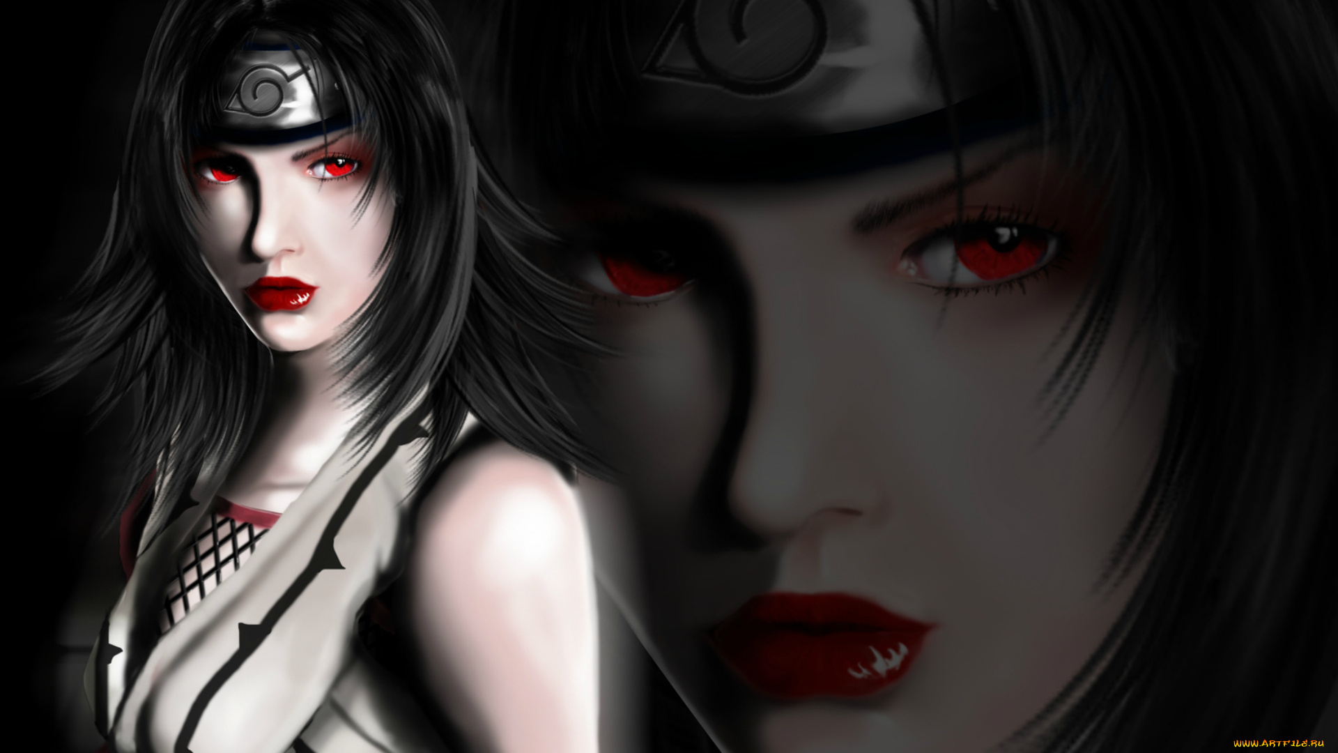 demon, girl, фэнтези, девушки, демон, девушка, куренай, naruto