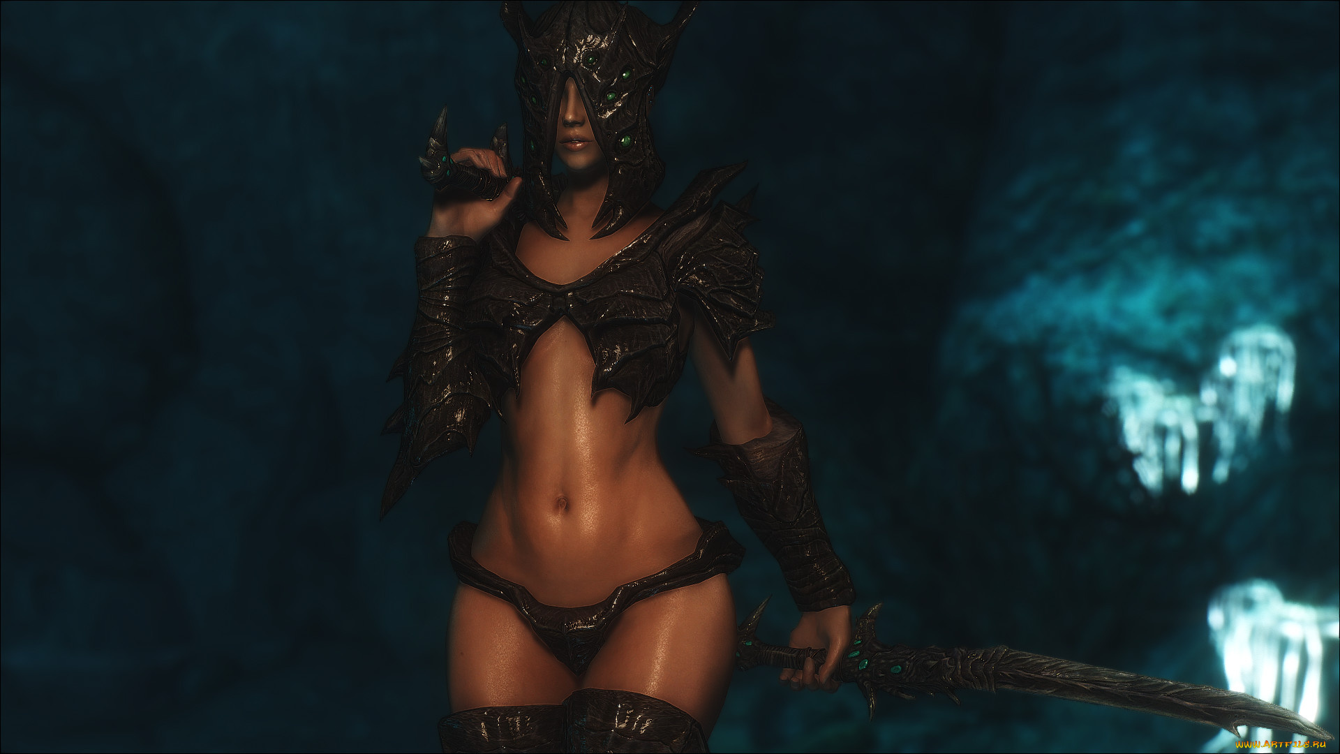 3д, графика, амазонки, , amazon, оружие, фон, взгляд, девушка