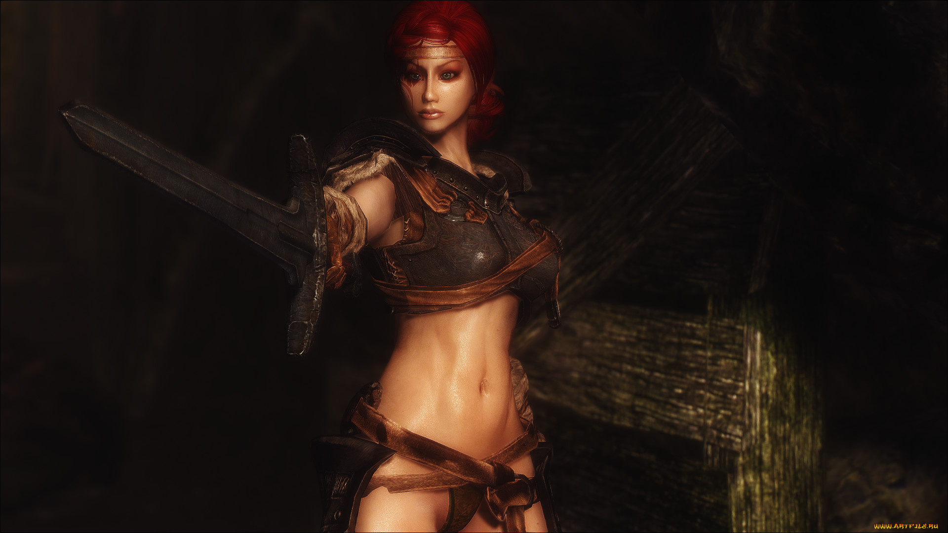 maxine, 3д, графика, амазонки, , amazon, взгляд, девушка, фон