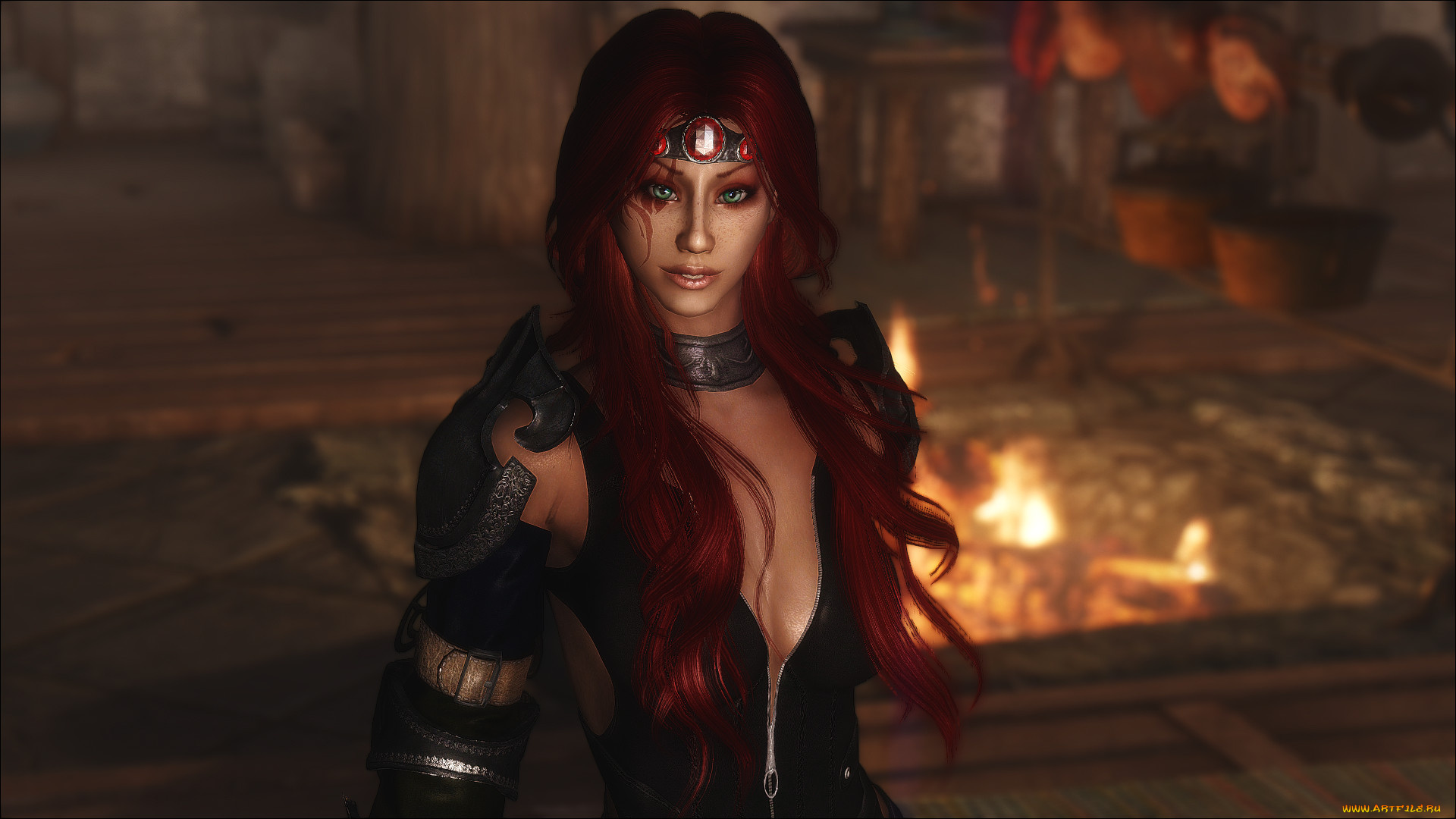 maxine, 3д, графика, амазонки, , amazon, взгляд, девушка, фон