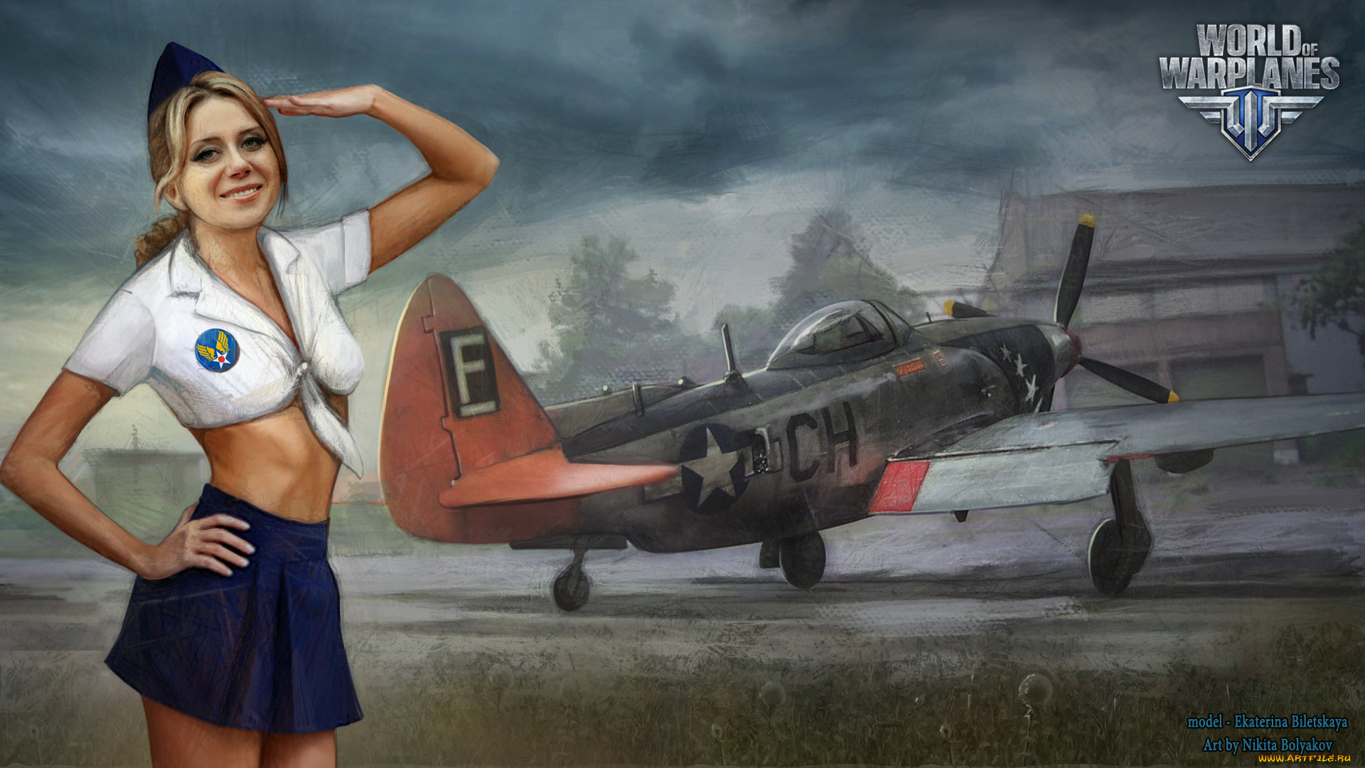 видео, игры, world, of, warplanes, игра, модель, девушка, симулятор, warplanes, of, world, арт, онлайн