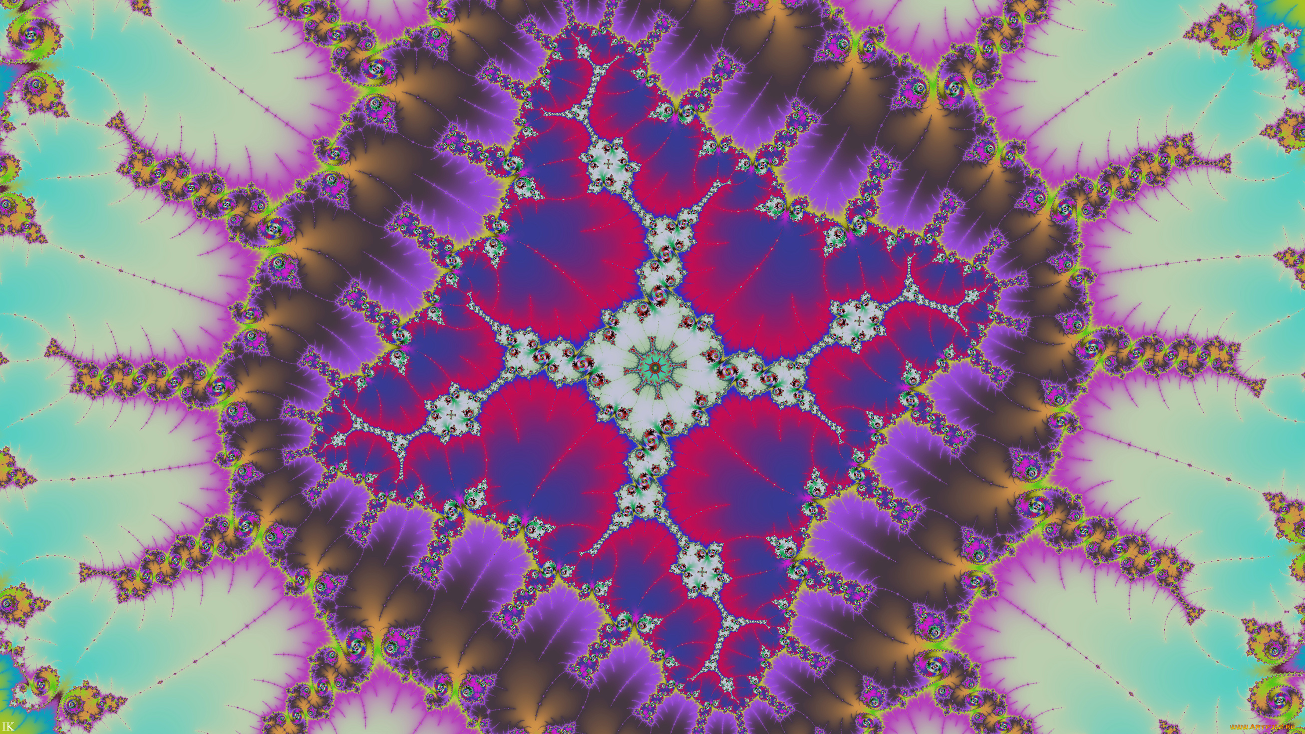 3д, графика, фракталы, , fractal, цвета, фон, узор