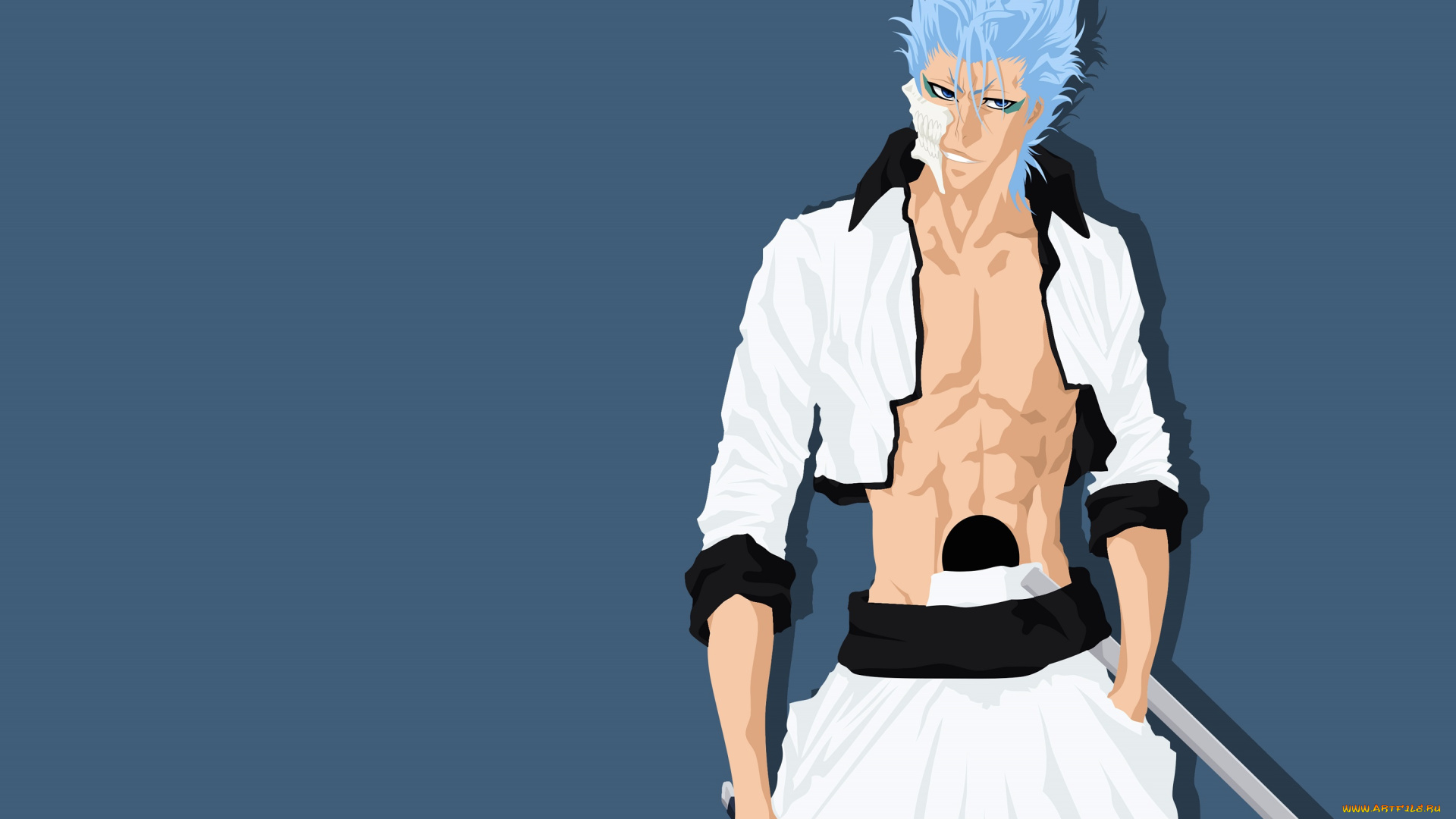 аниме, bleach, фон, гримджоу, 6, аранкар, блич