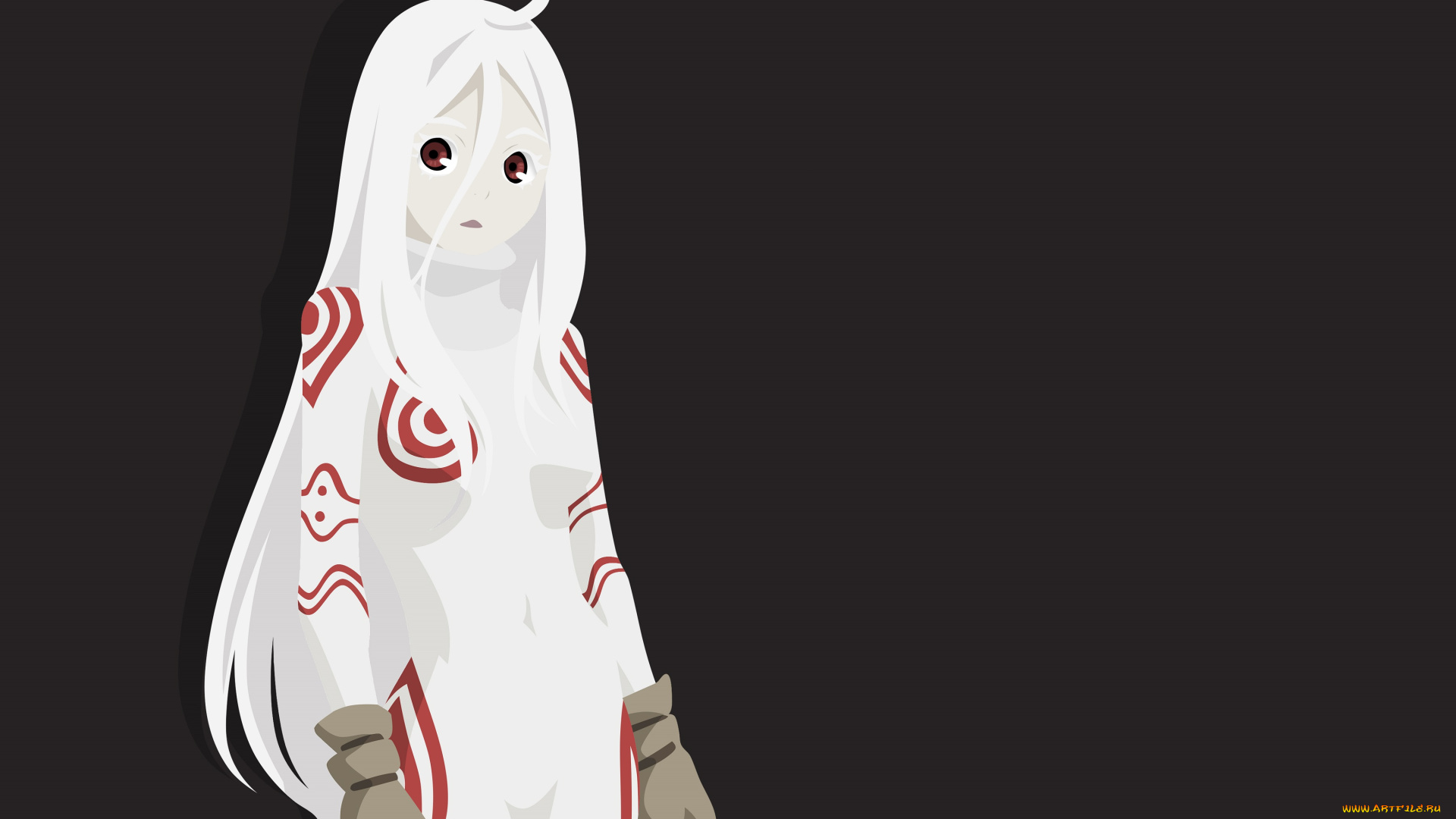 аниме, deadman, wonderland, фон, девочка
