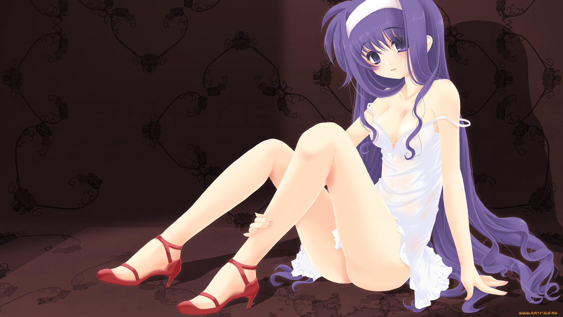 аниме, higurashi, no, naku, koro, ni, девушка, арт, tsukimura, suzuka