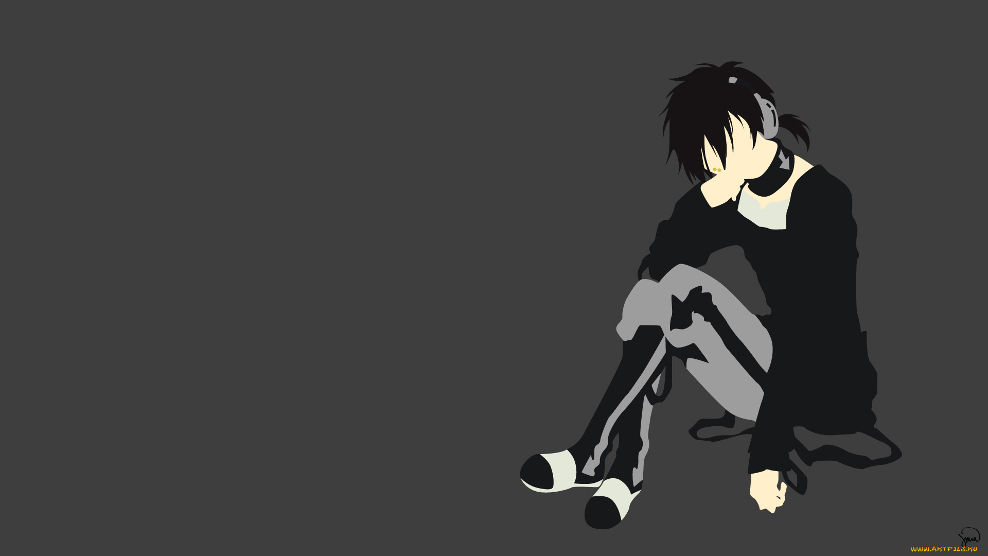 аниме, kagerou, project, парень, вектор, арт, mekaku, city, actors, dark, konoha