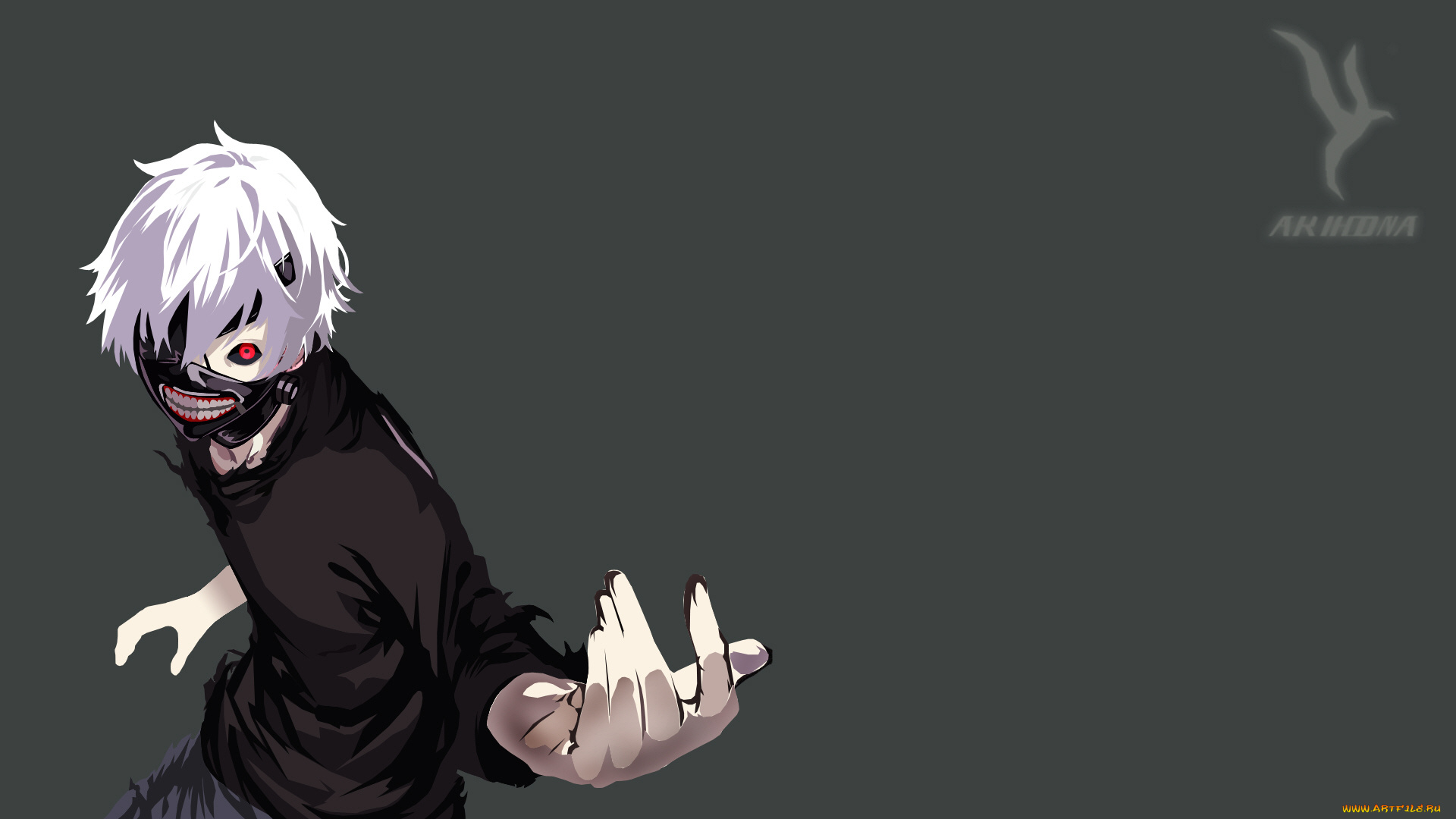 аниме, tokyo, ghoul, кен, токийский, гуль, вектор, канеки