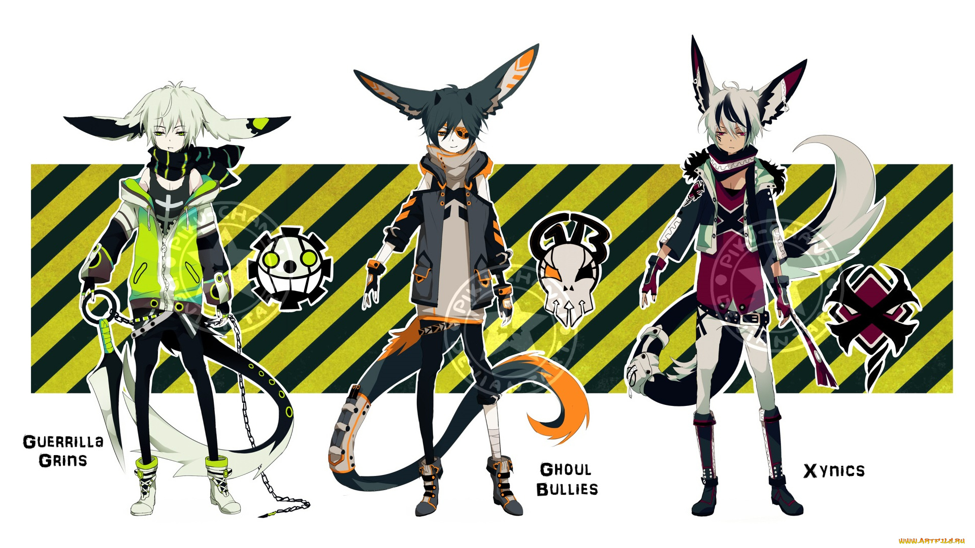 аниме, животные, , существа, мальчики