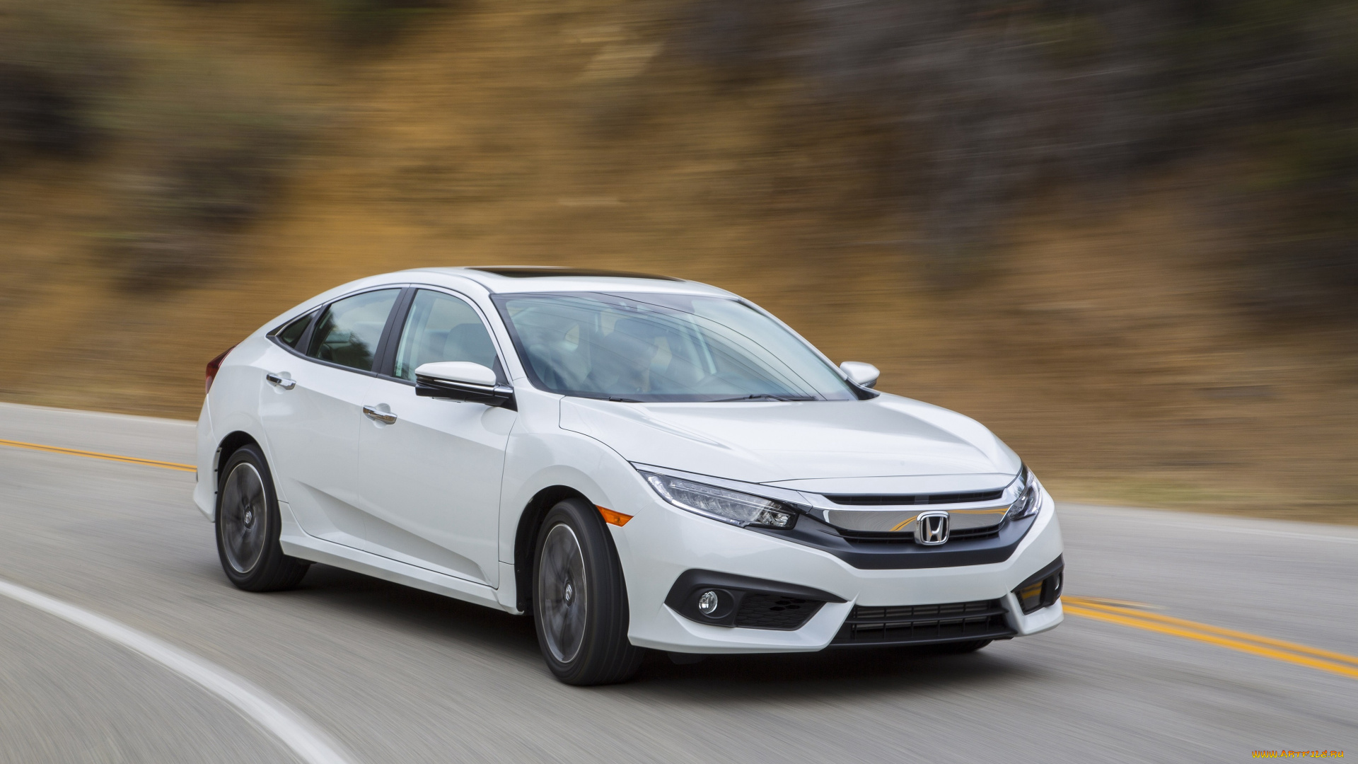 автомобили, honda, us-spec, touring, sedan, civic, 2016г