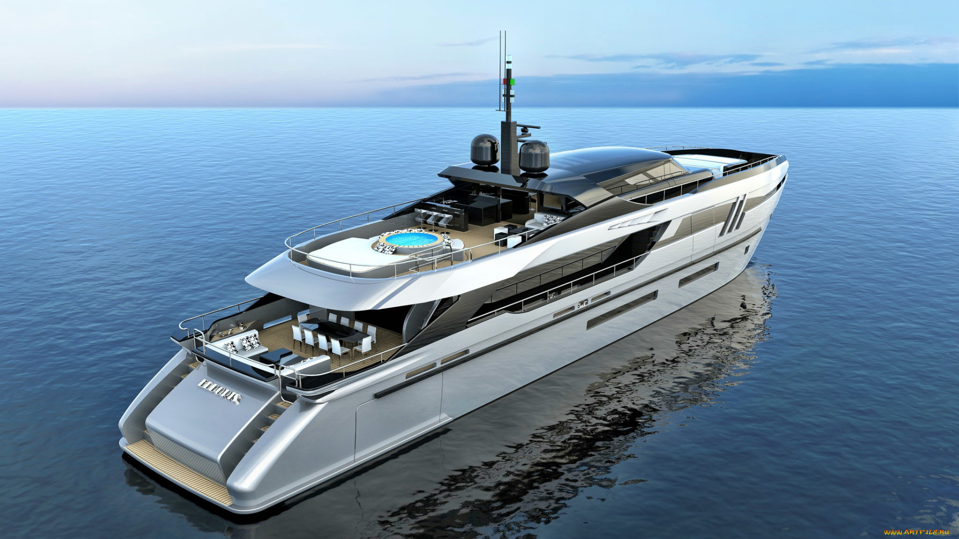 eldoris, , 43m, superyacht, корабли, 3d, суперяхта