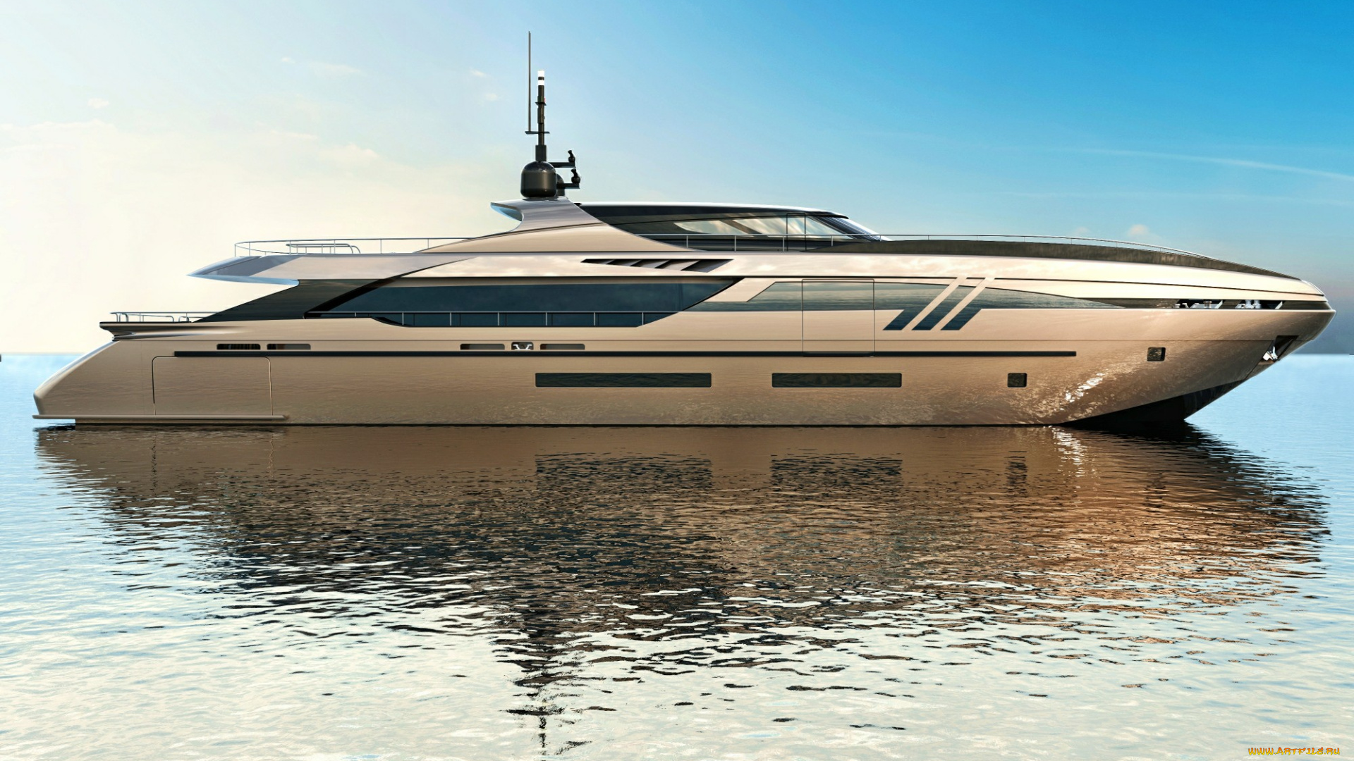 eurocraft, eldoris, 43m, superyacht, корабли, 3d, суперяхта