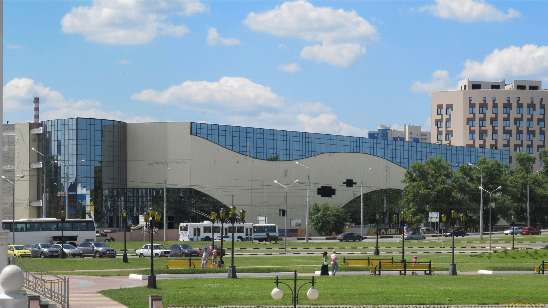 города, -, здания, , дома, комплекс, автоцентр