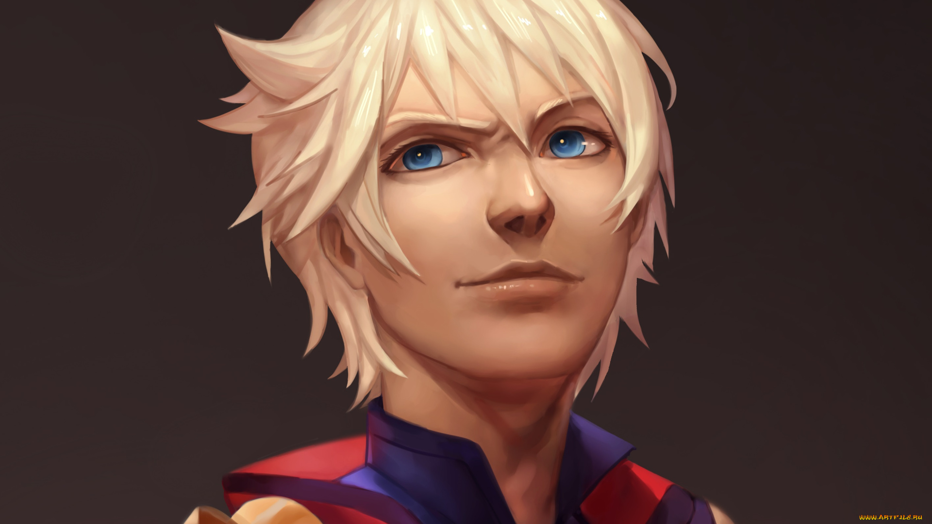 разное, арты, арт, блондин, лицо, парень