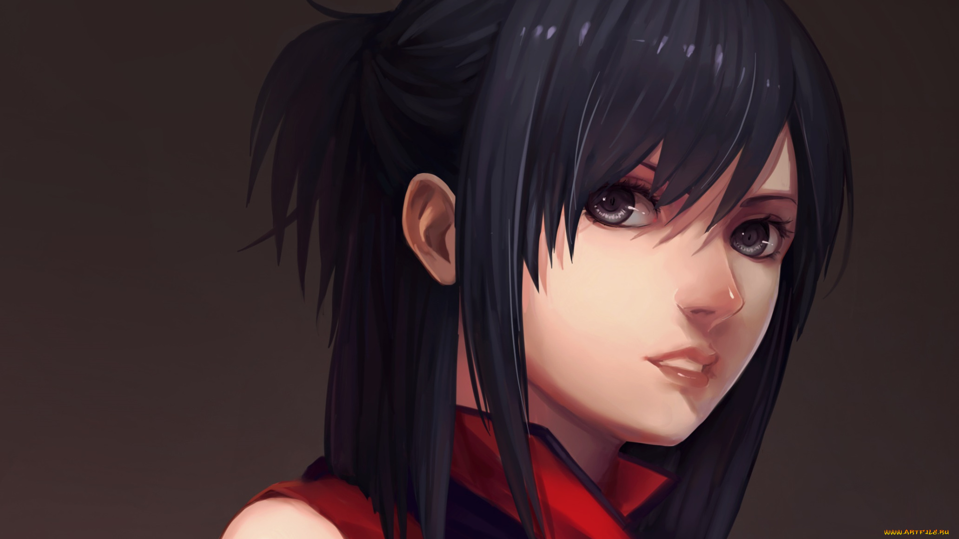 разное, арты, девушка, арт, портрет