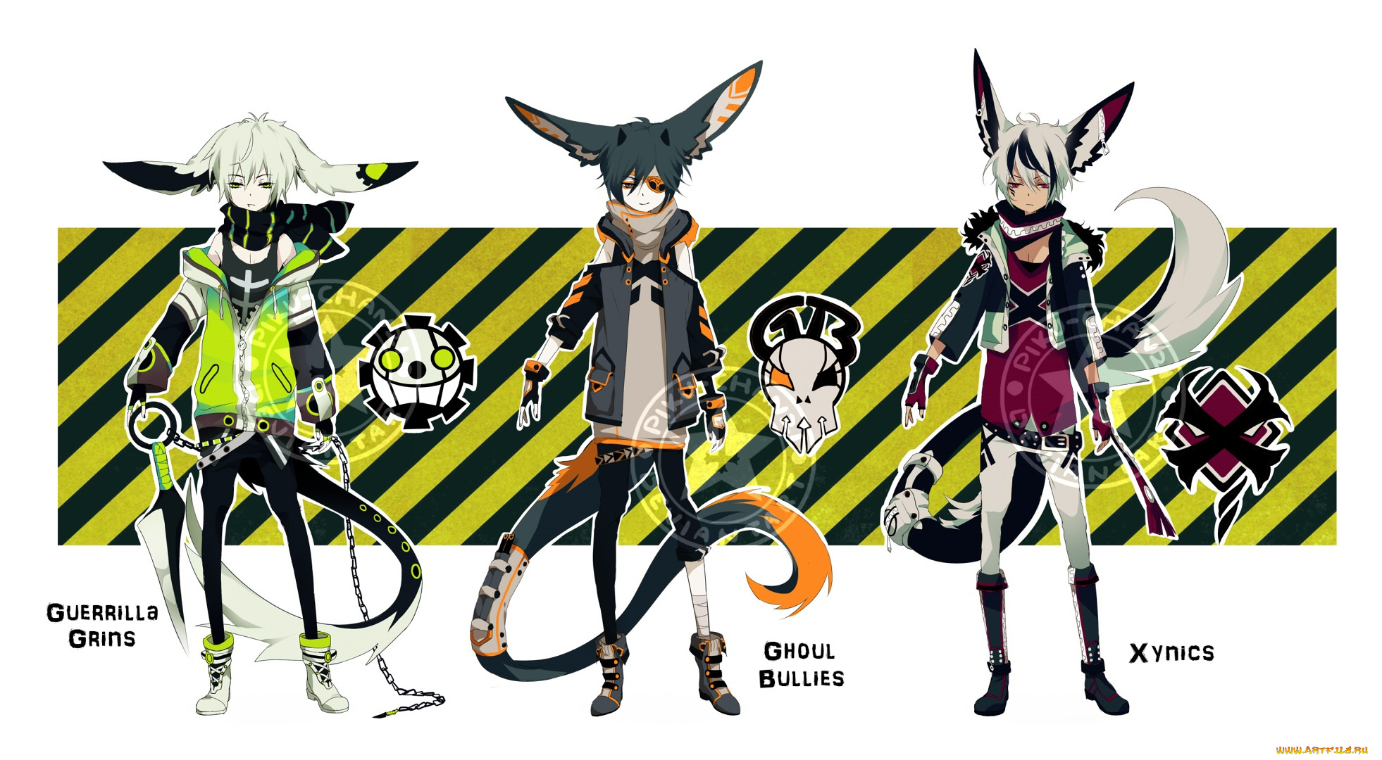 аниме, животные, , существа, мальчики