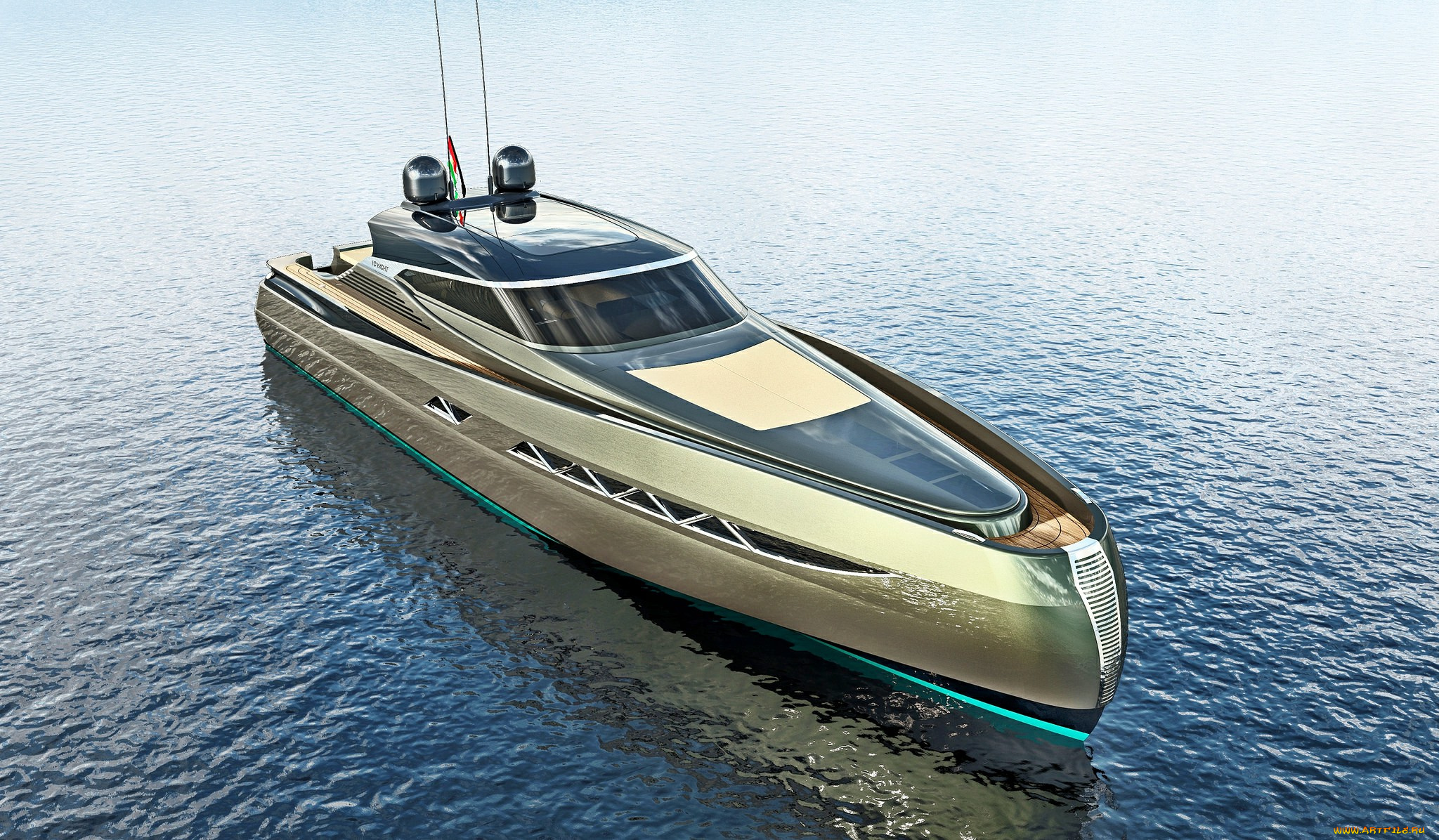 , yacht, 55`, ht, корабли, 3d, суперяхта