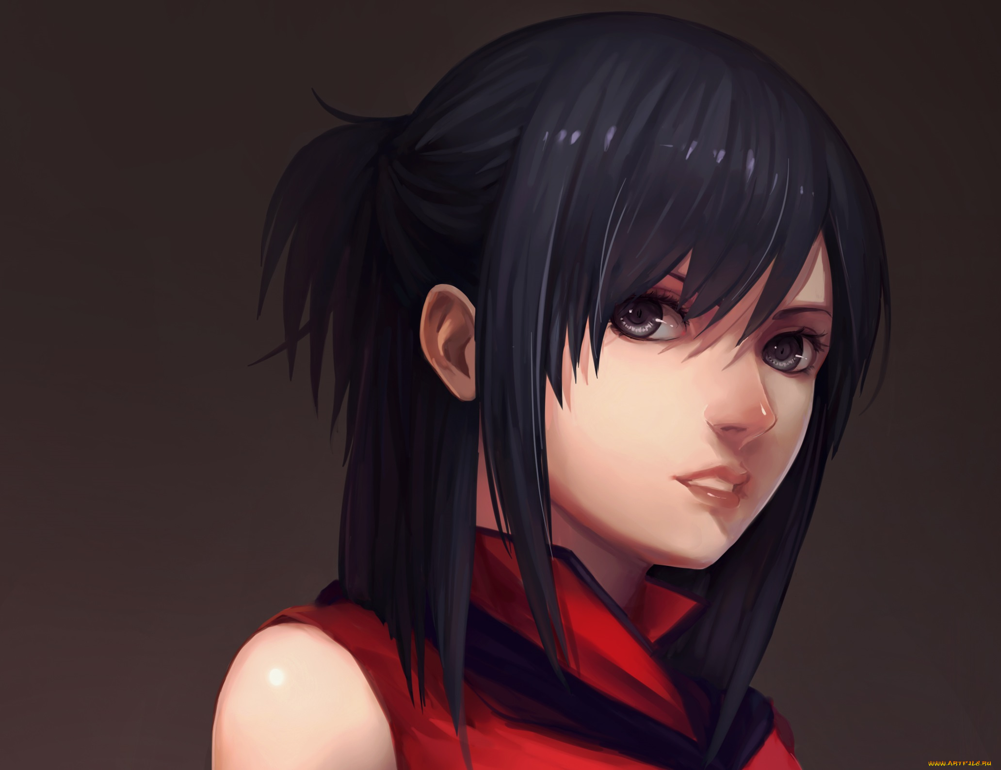 разное, арты, девушка, арт, портрет