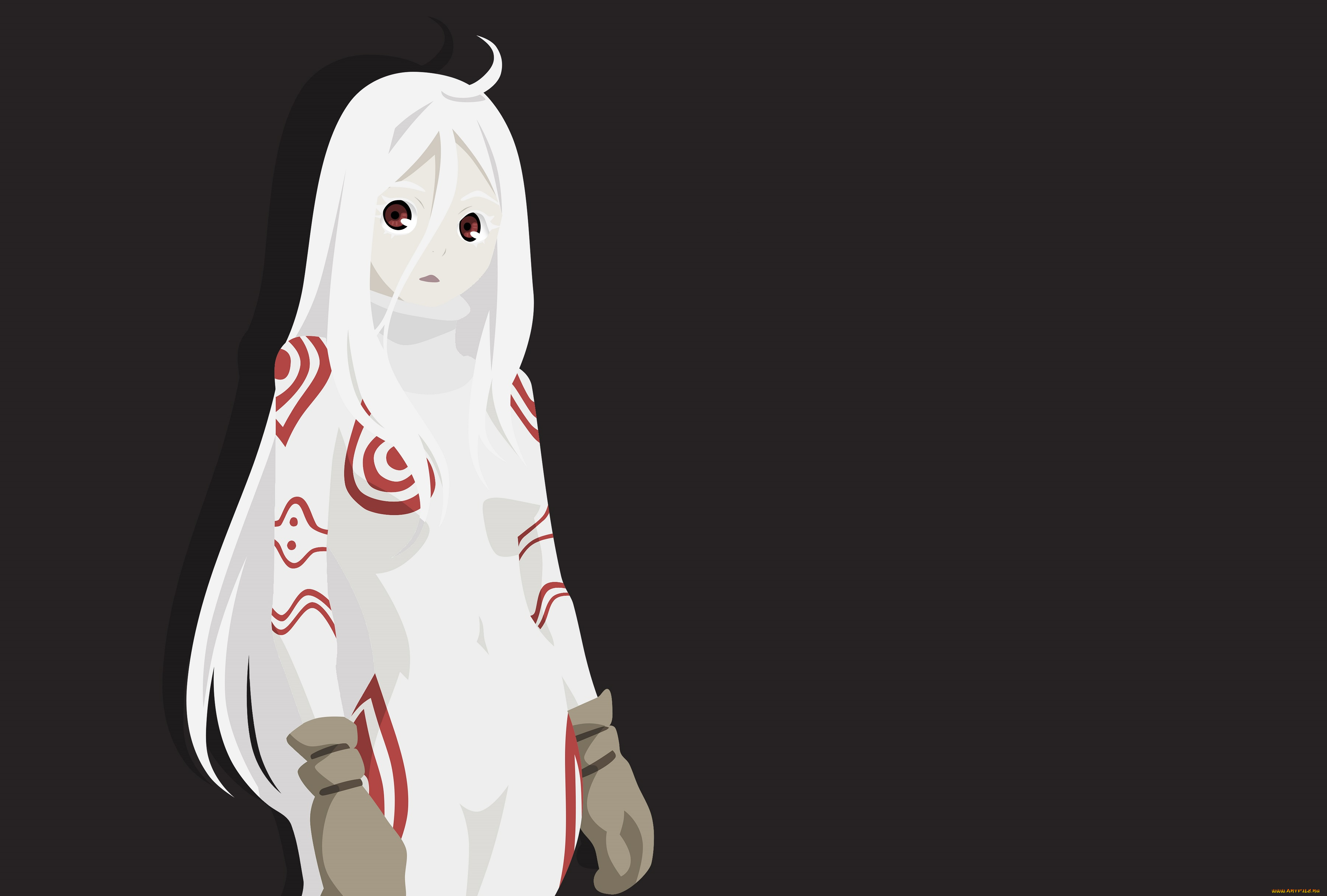 аниме, deadman, wonderland, фон, девочка