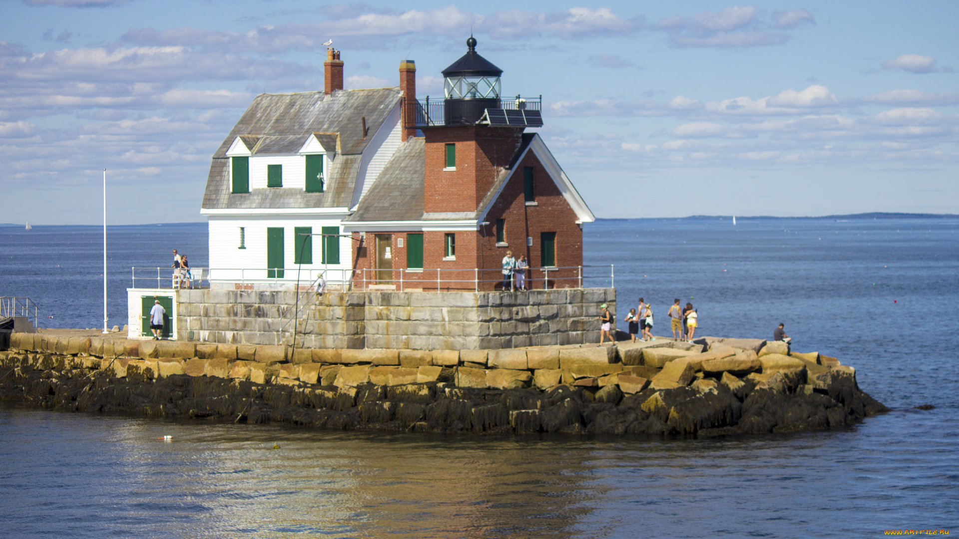 природа, маяки, маяк, побережье