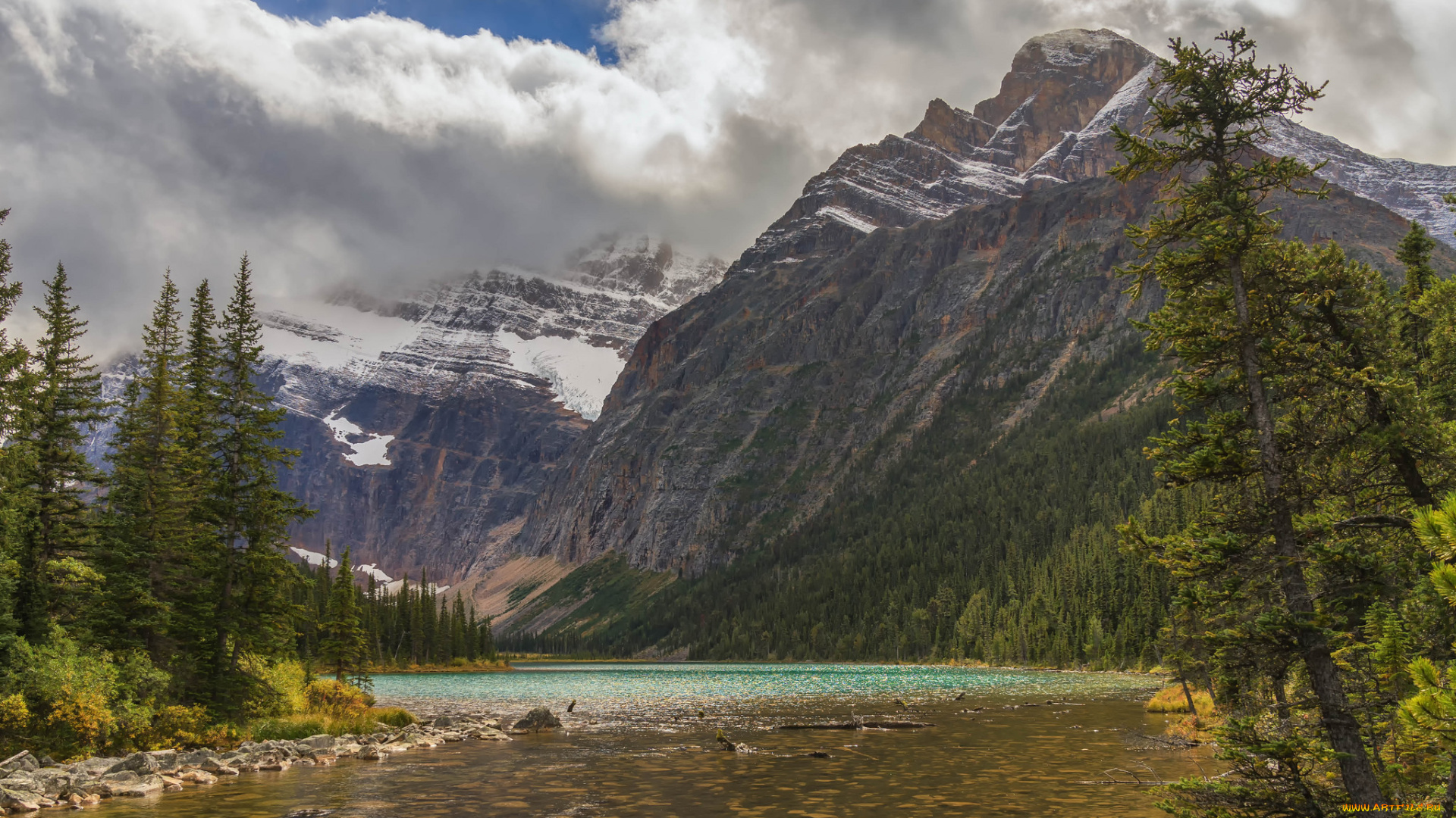 природа, реки, озера, река, лес, горы