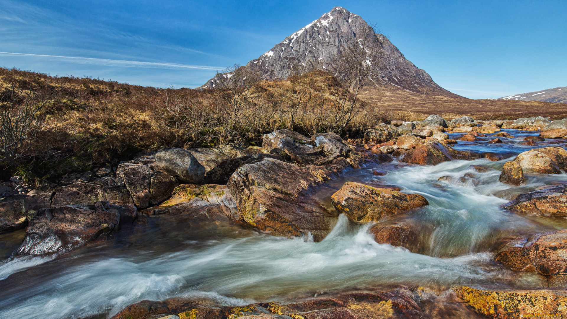 природа, реки, озера, ручей, поле