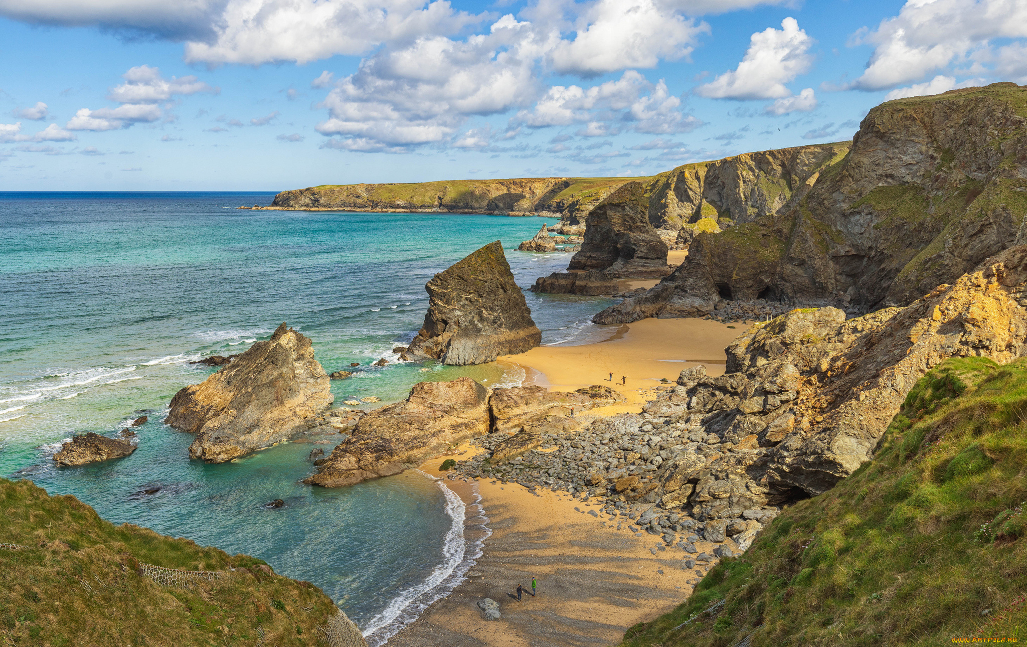 природа, побережье, море, берег