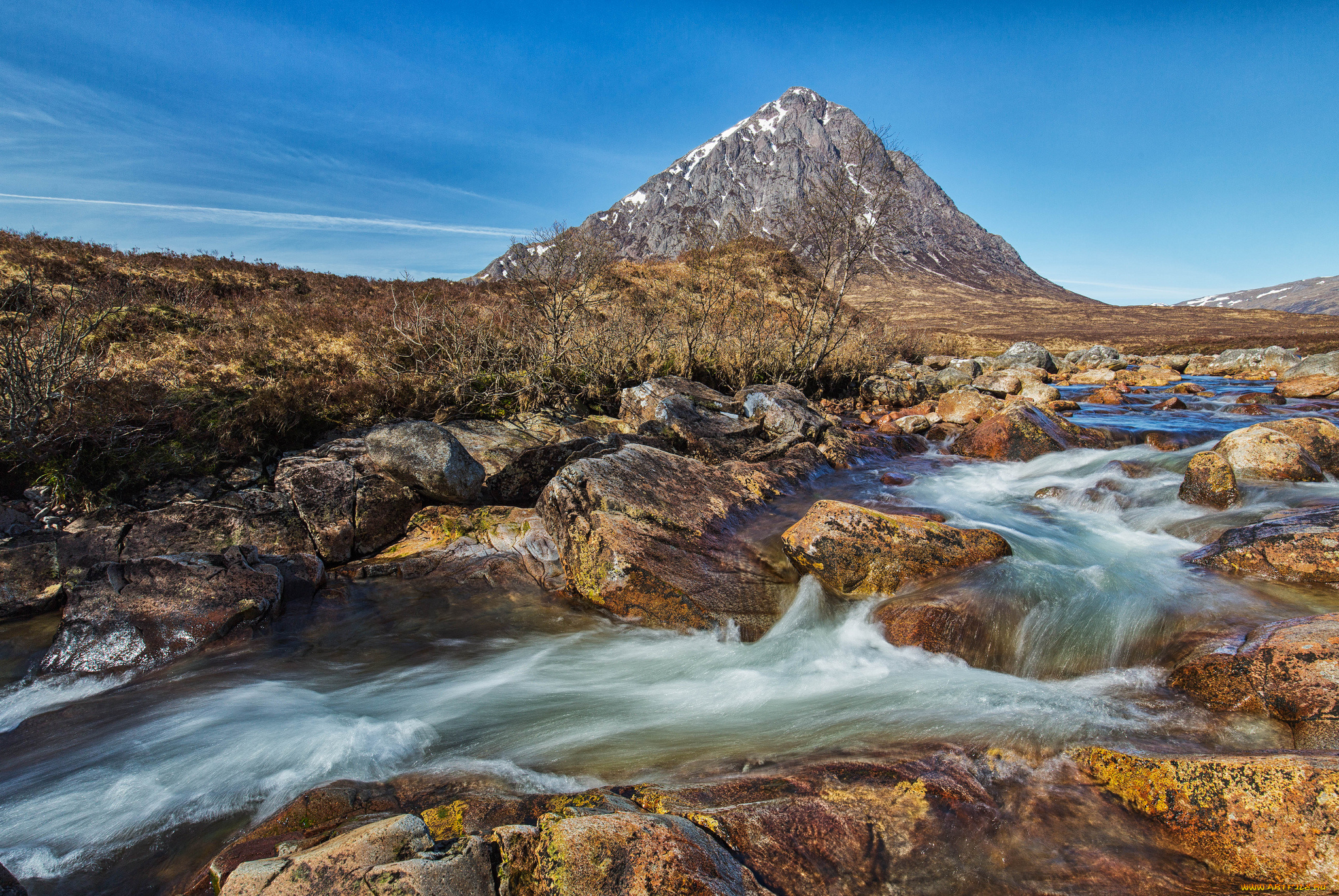 природа, реки, озера, ручей, поле
