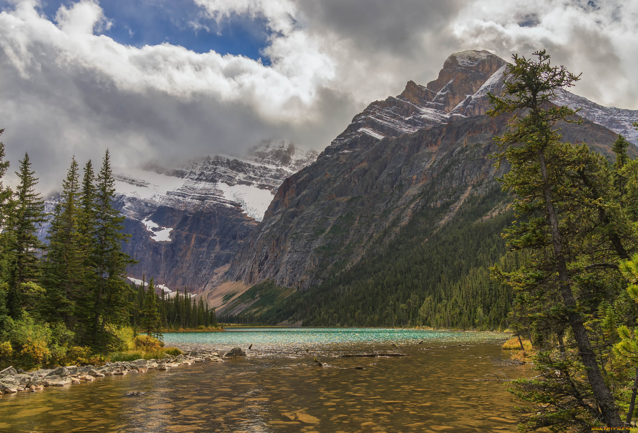 природа, реки, озера, река, лес, горы