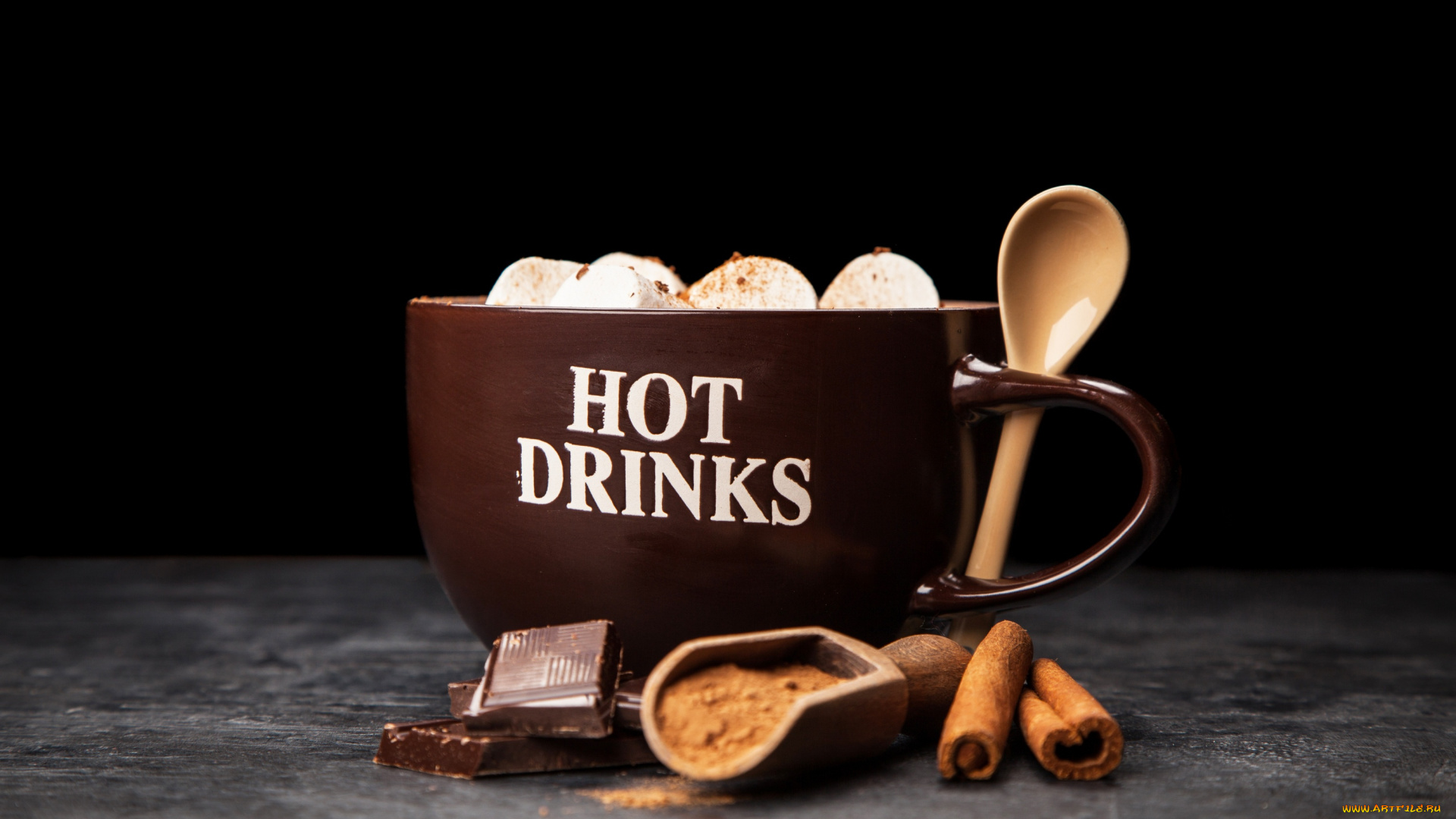 еда, кофе, , кофейные, зёрна, какао, корица, шоколад, напиток