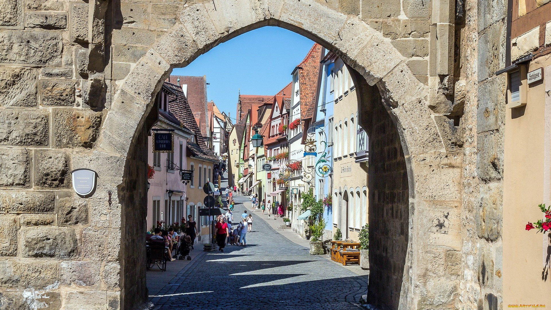 города, -, улицы, , площади, , набережные, прохожие, улица, арка