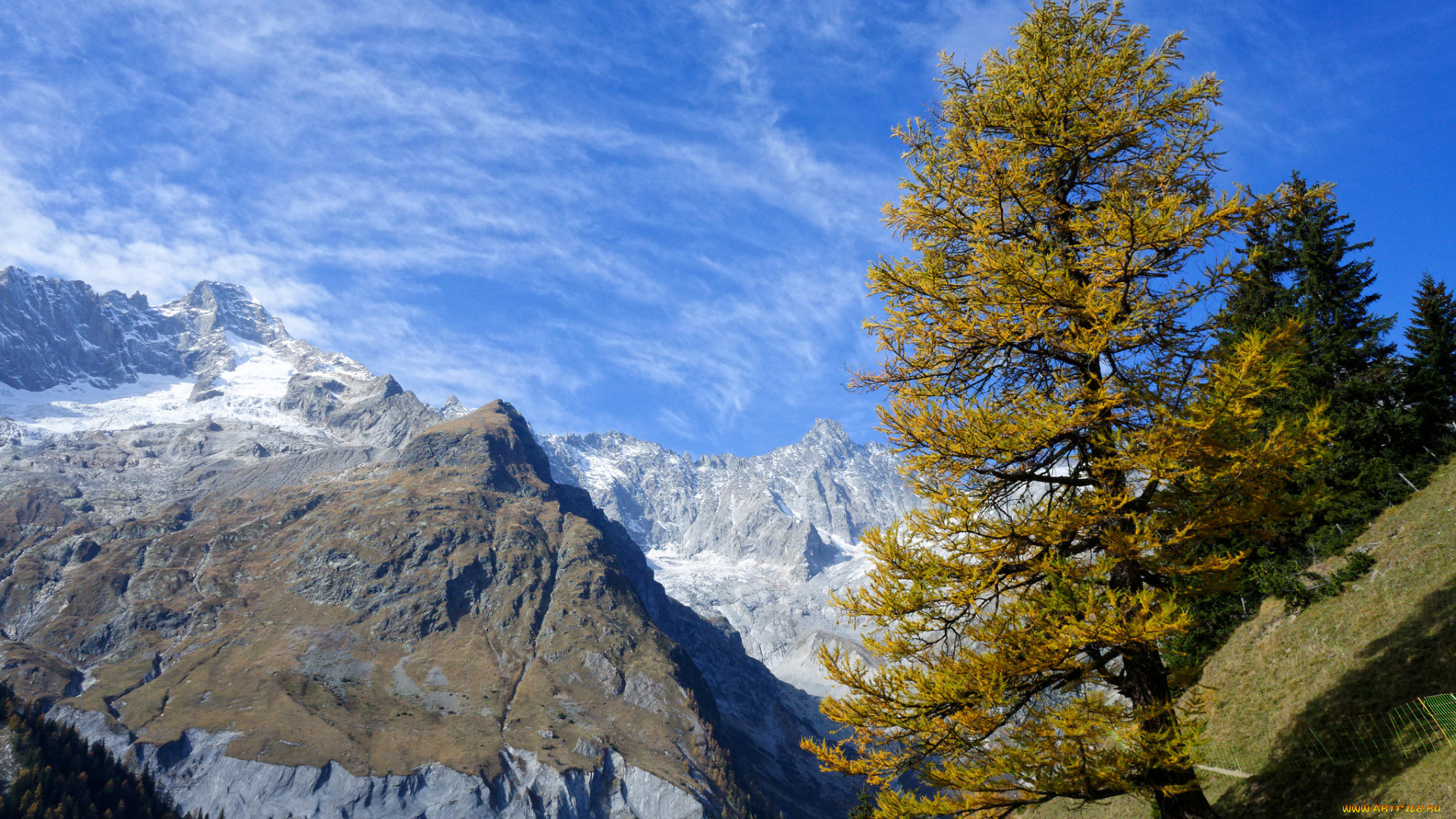 природа, горы, простор