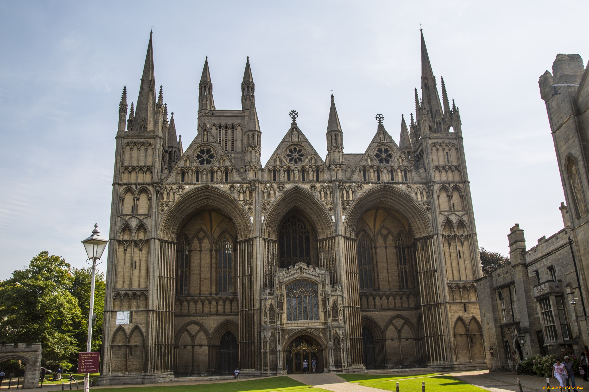 peterborough, cathedral, города, -, католические, соборы, , костелы, , аббатства, peterborough, cathedral