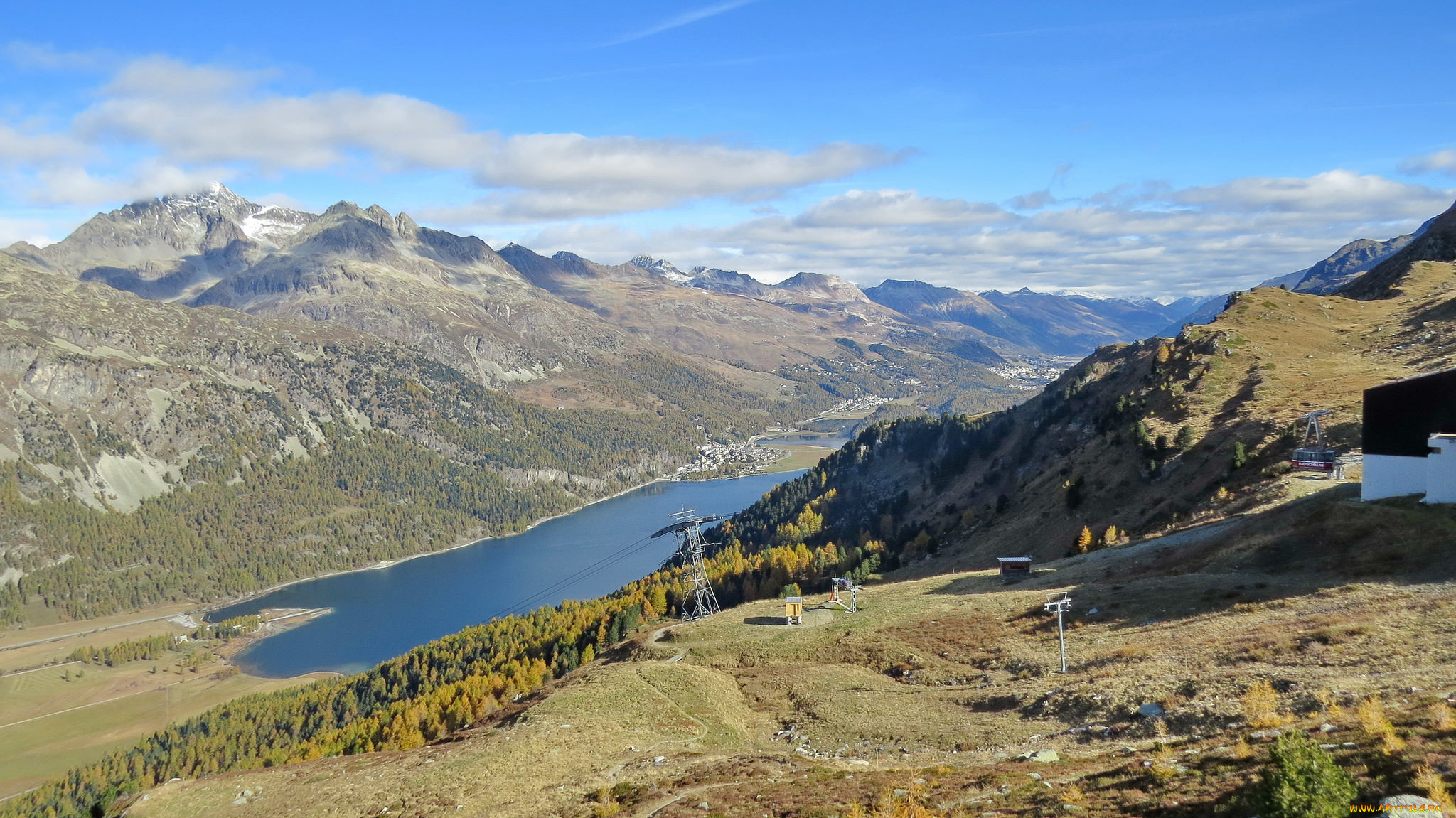 природа, горы, облака