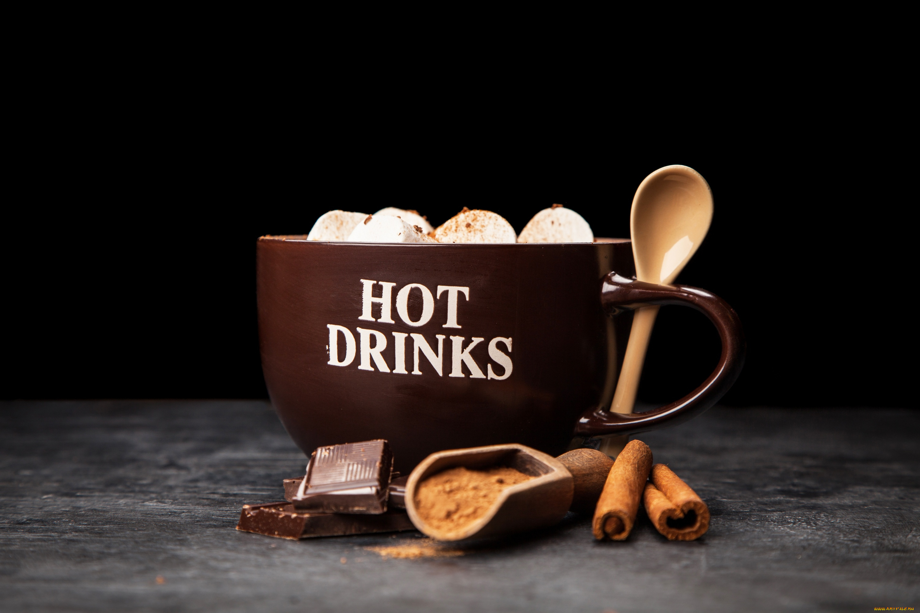 еда, кофе, , кофейные, зёрна, какао, корица, шоколад, напиток