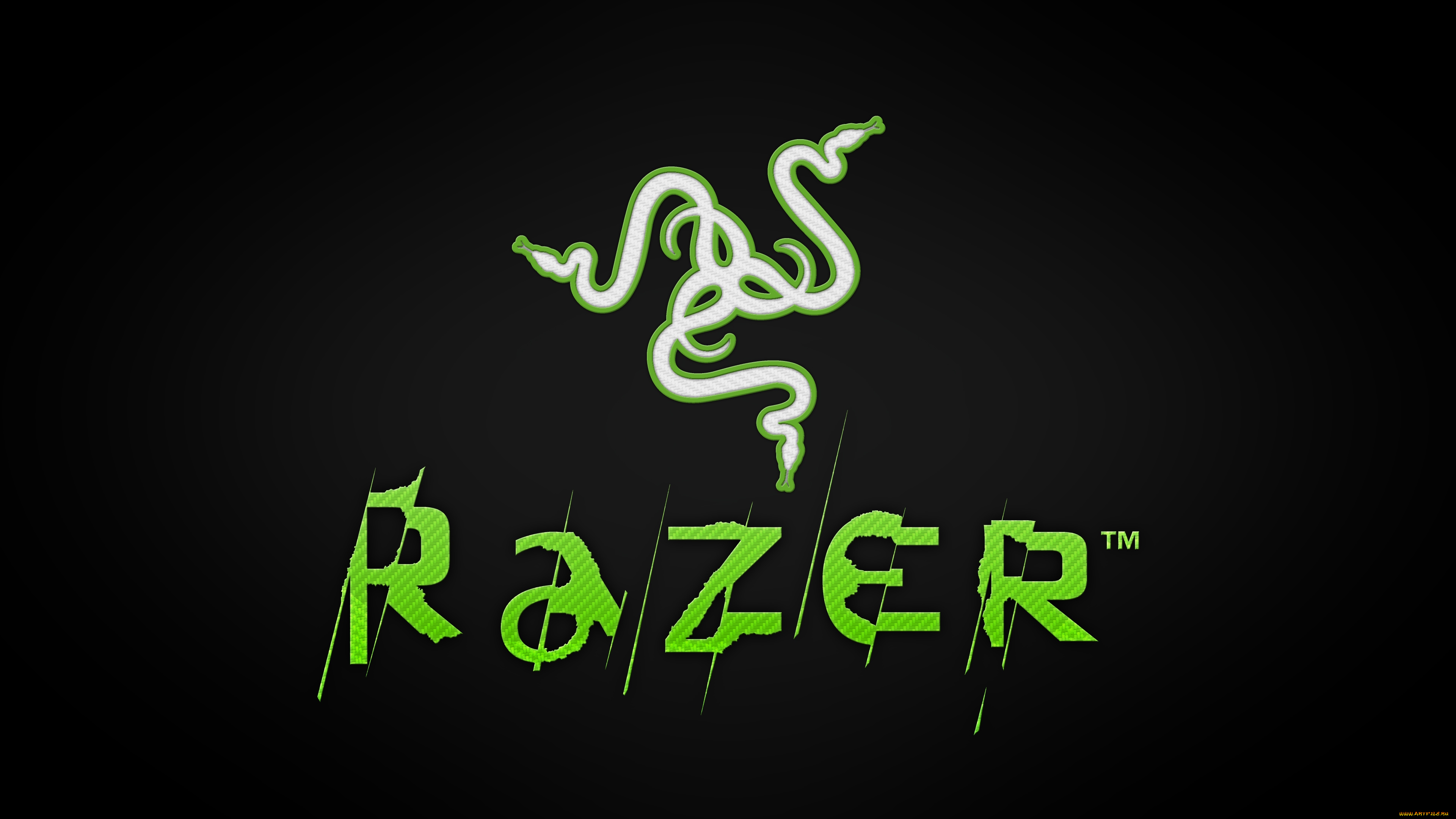 компьютеры, razer, фон, логотип