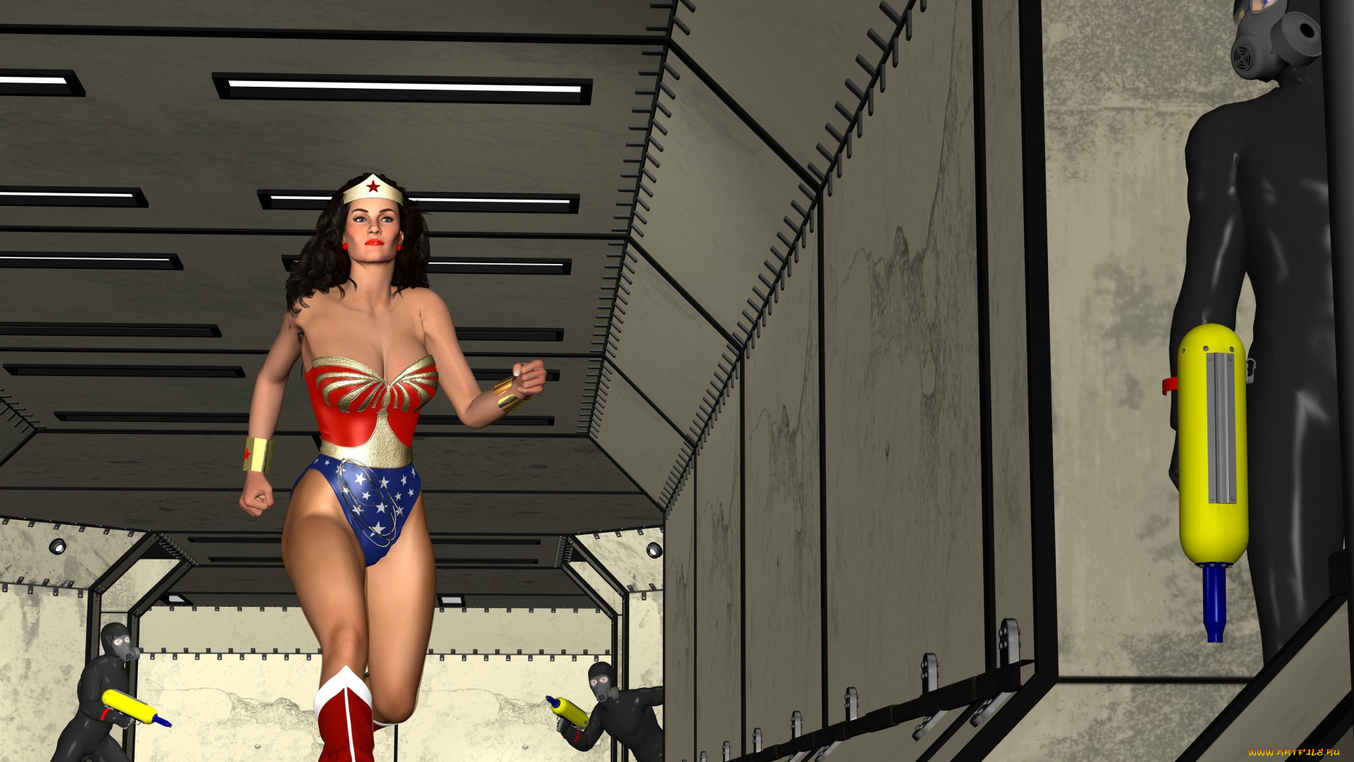 3д, графика, фантазия, , fantasy, девушка, взгляд, фон