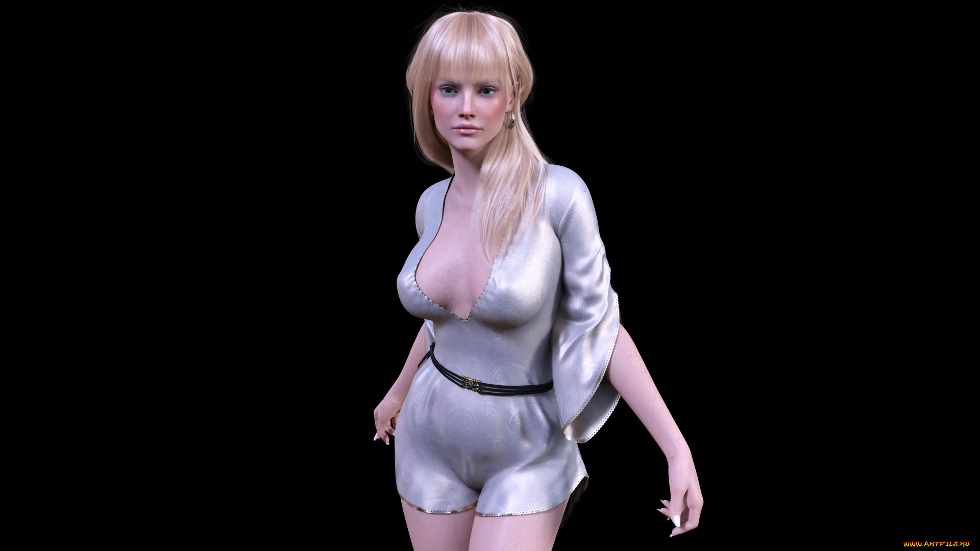 3д, графика, люди, , people, девушка, фон, взгляд