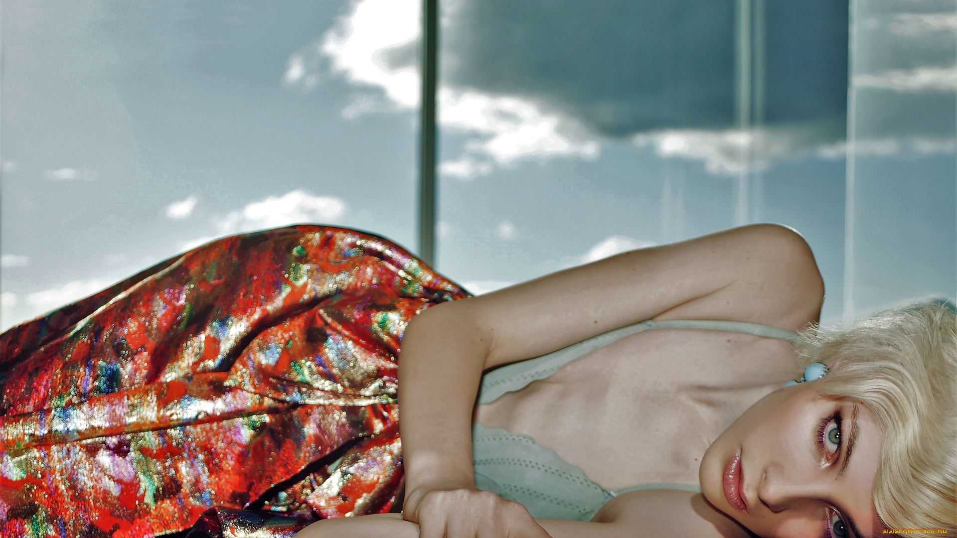 девушки, -unsort, , блондинки, , светловолосые, окно, юбка, блондинка, модель