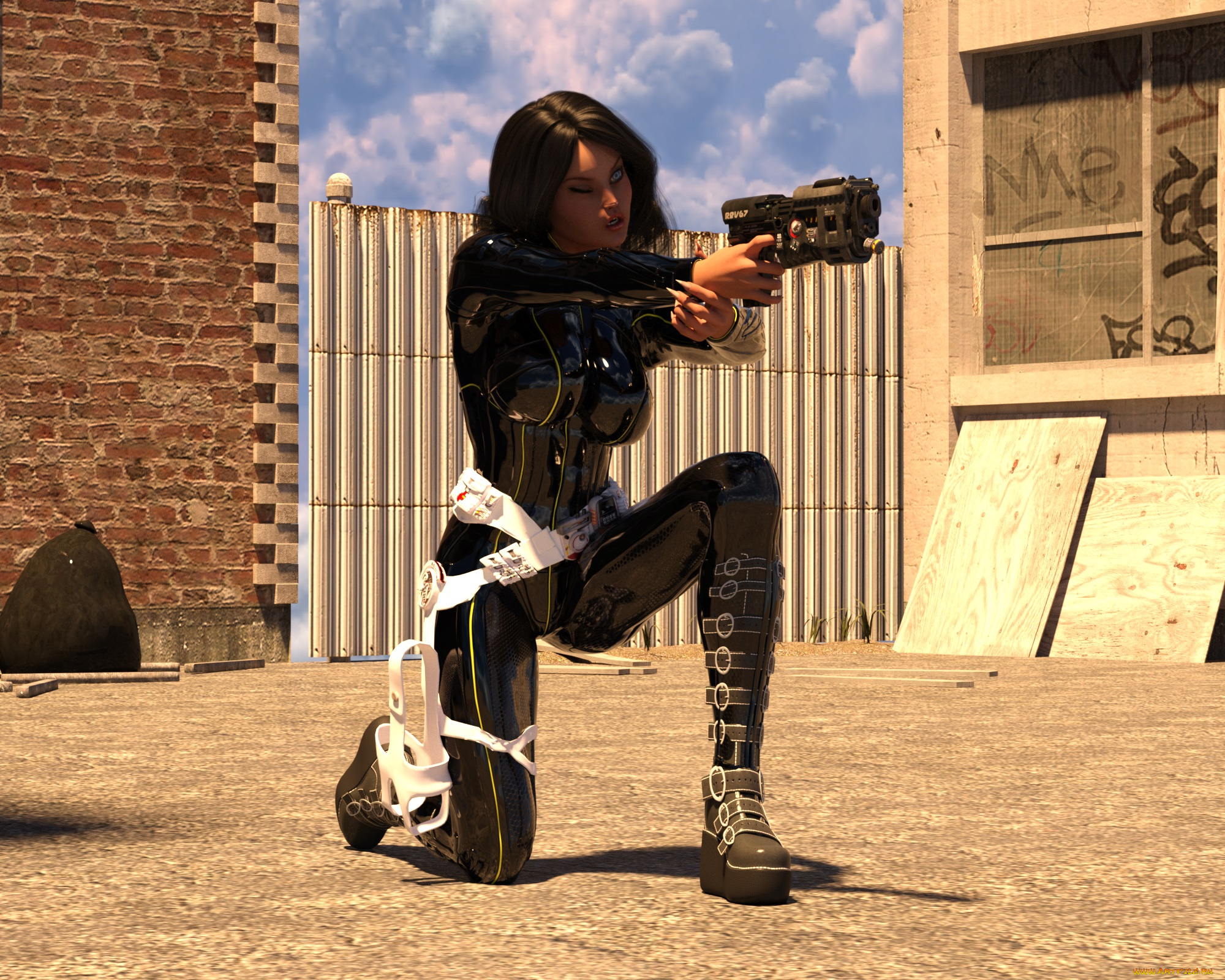 3д, графика, фантазия, , fantasy, девушка, взгляд, фон